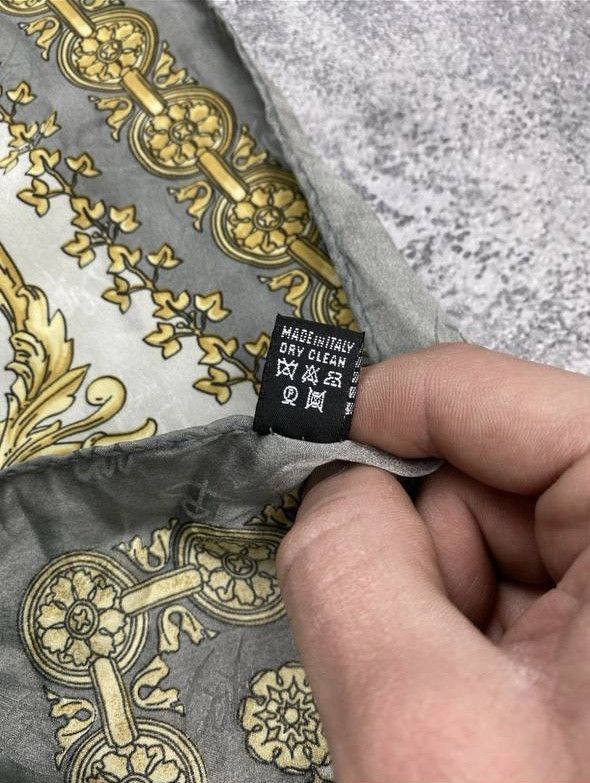 Pierre Balmain PIERRE BALMAIN Monogram 100% Seta Silk Scarf Size ONE SIZE - 7 Thumbnail