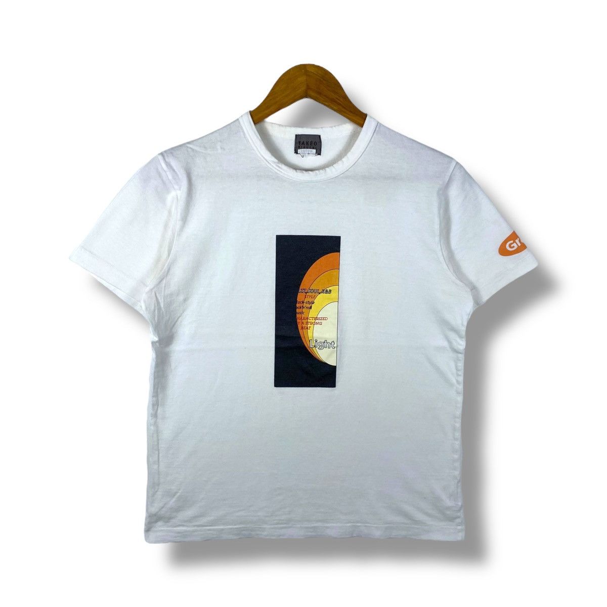 Vintage TAKEO KIKUCHI Grave Jazz Soul RnB Graphic Tee Shirt