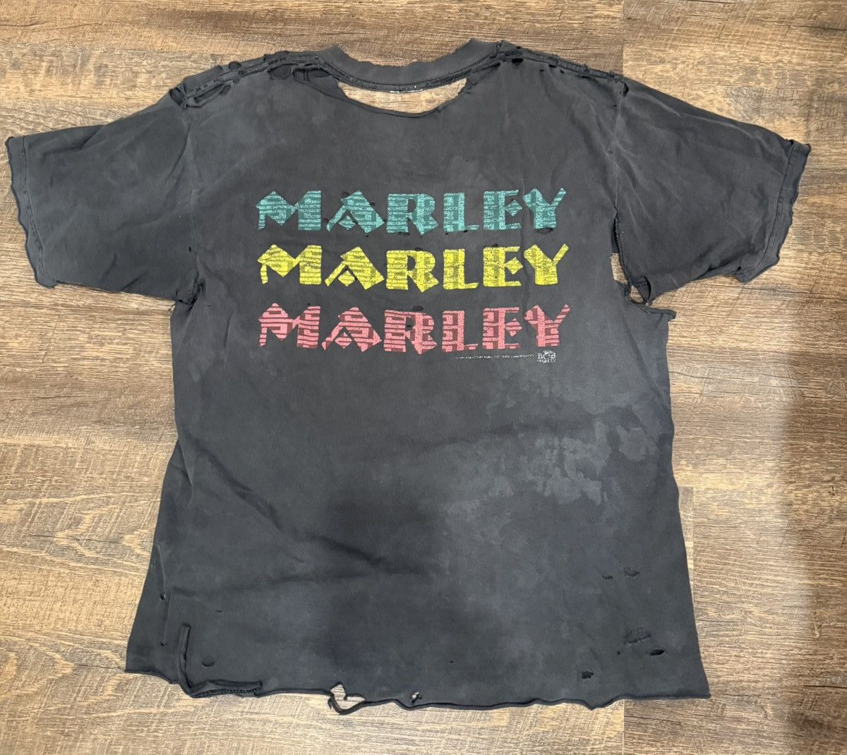 Other BOB MARLEY THRASHED T-SHIRT Size US M / EU 48-50 / 2 - 3 Thumbnail