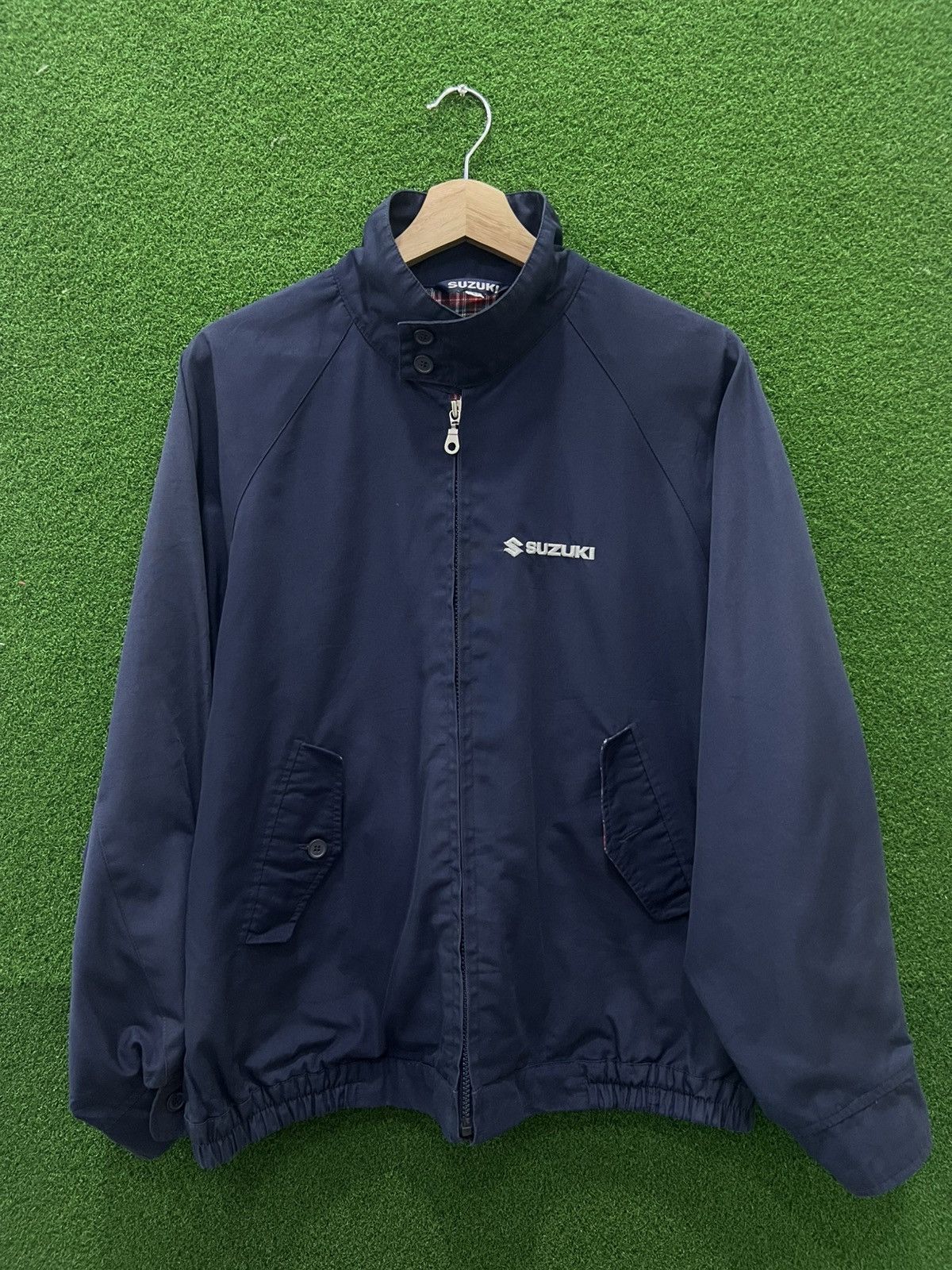 Vintage Vintage SUZUKI Jimny Workwear Checkered Lining Jacket Size US L / EU 52-54 / 3 - 1 Thumbnail