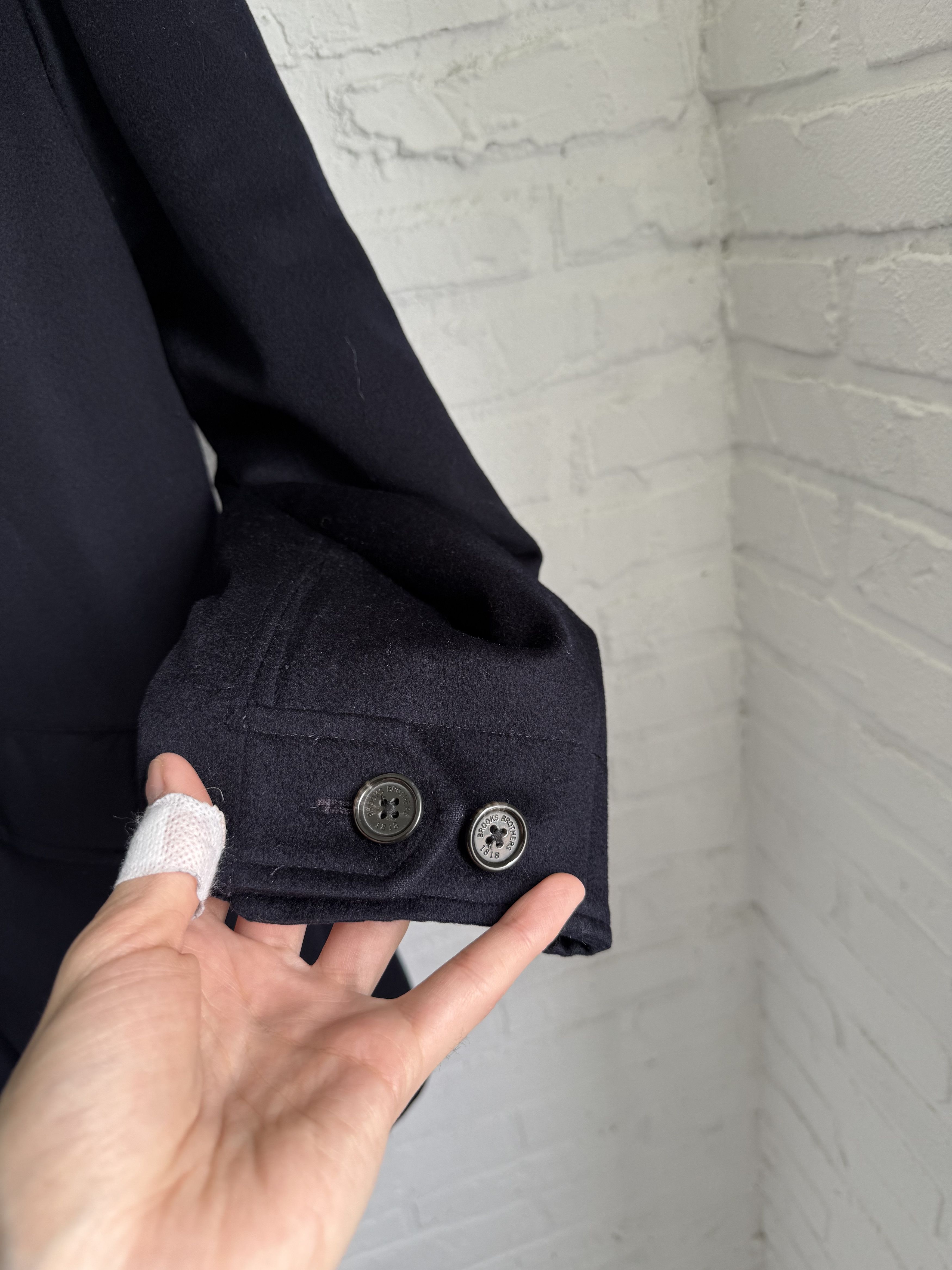 Brooks Brothers Brooks Brothers Loro Piana Storm System Wool Car Coat Jacket Size US XL / EU 56 / 4 - 13 Thumbnail