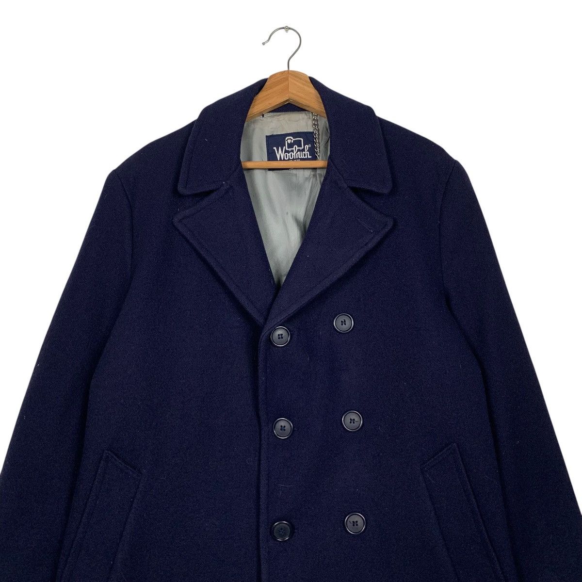 Woolrich Woolen Mills 80’s WOOLRICH Made in Usa Double Breast Wool Coat #2324-C104 Size US M / EU 48-50 / 2 - 2 Thumbnail