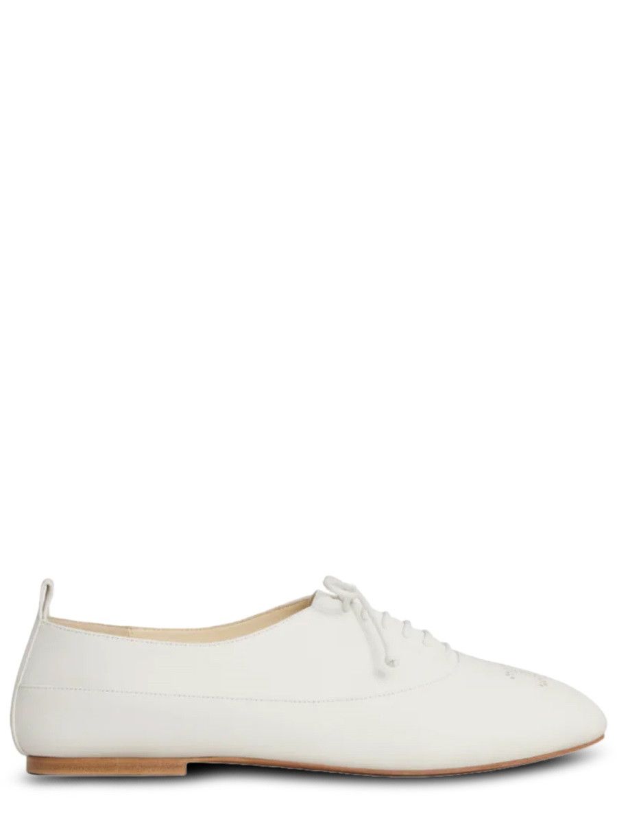 Celine CELINE MOCCASIN "LISE" - WHITE (IT 36) Size US 6 / IT 36 - 1 Thumbnail