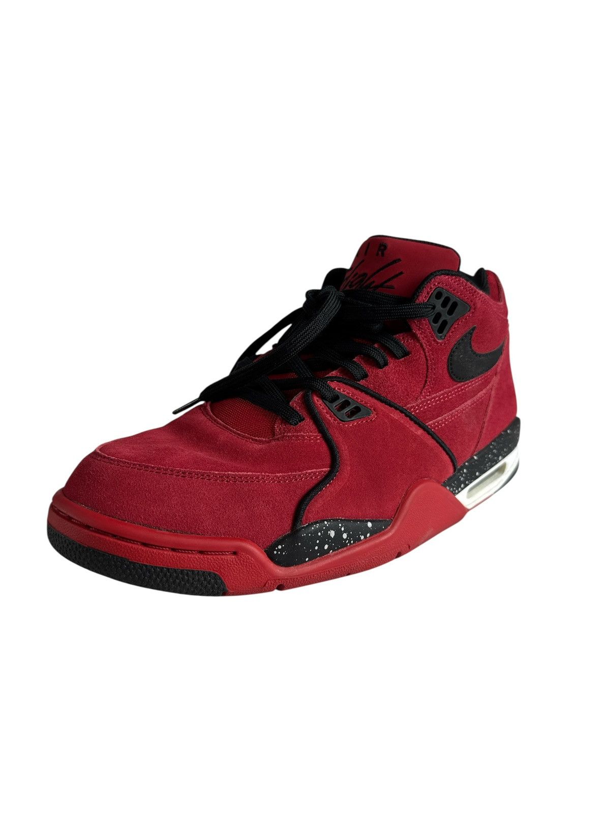 Nike 2014 Nike Air Flight 89 Red Suede Sneaker US 11 306252-600 Size US 11 / EU 44 - 2 Thumbnail