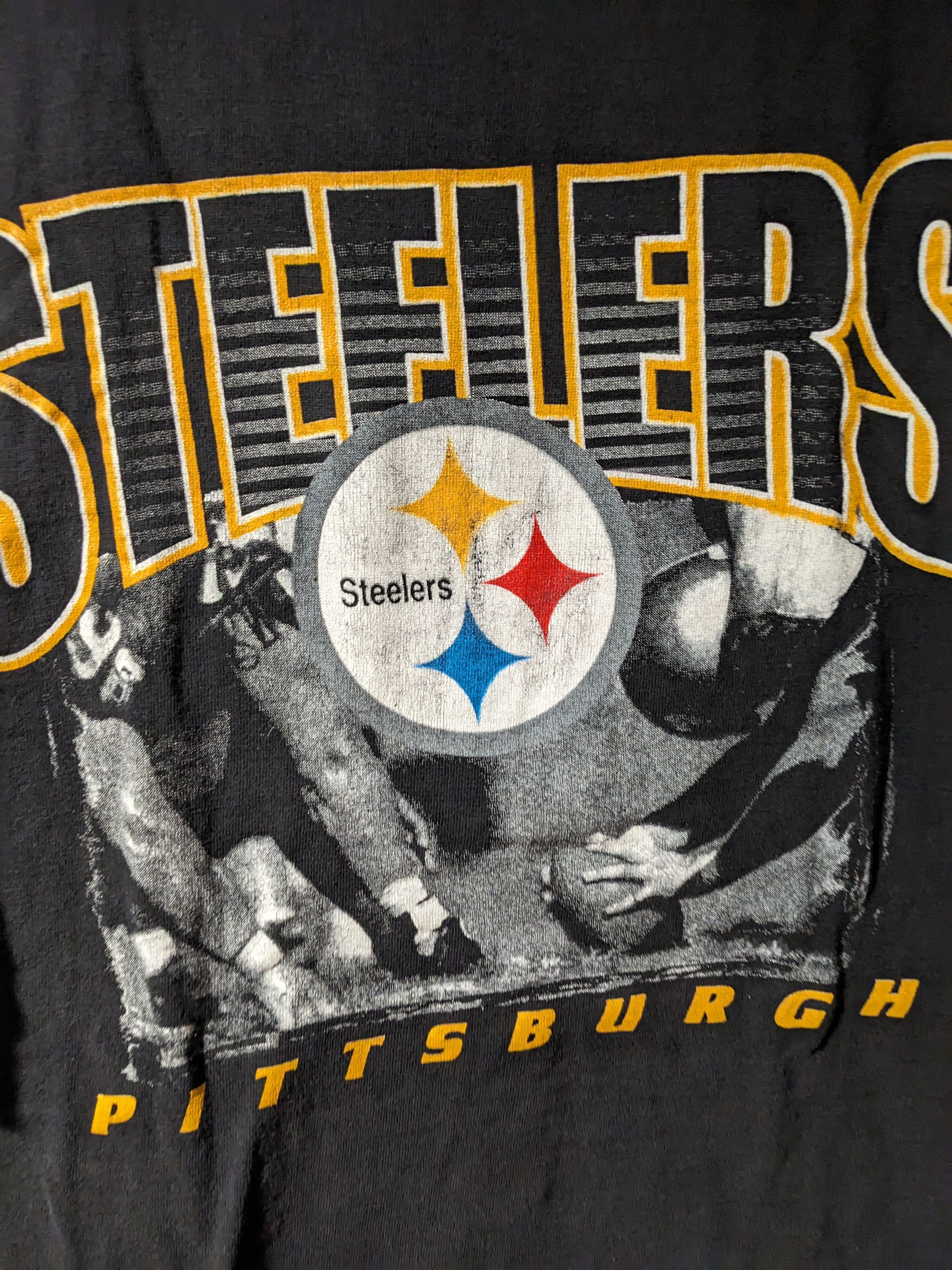 NFL × Vintage Vintage Y2K Pittsburgh Steelers NFL Football Player T-Shirt Size US L / EU 52-54 / 3 - 2 Thumbnail
