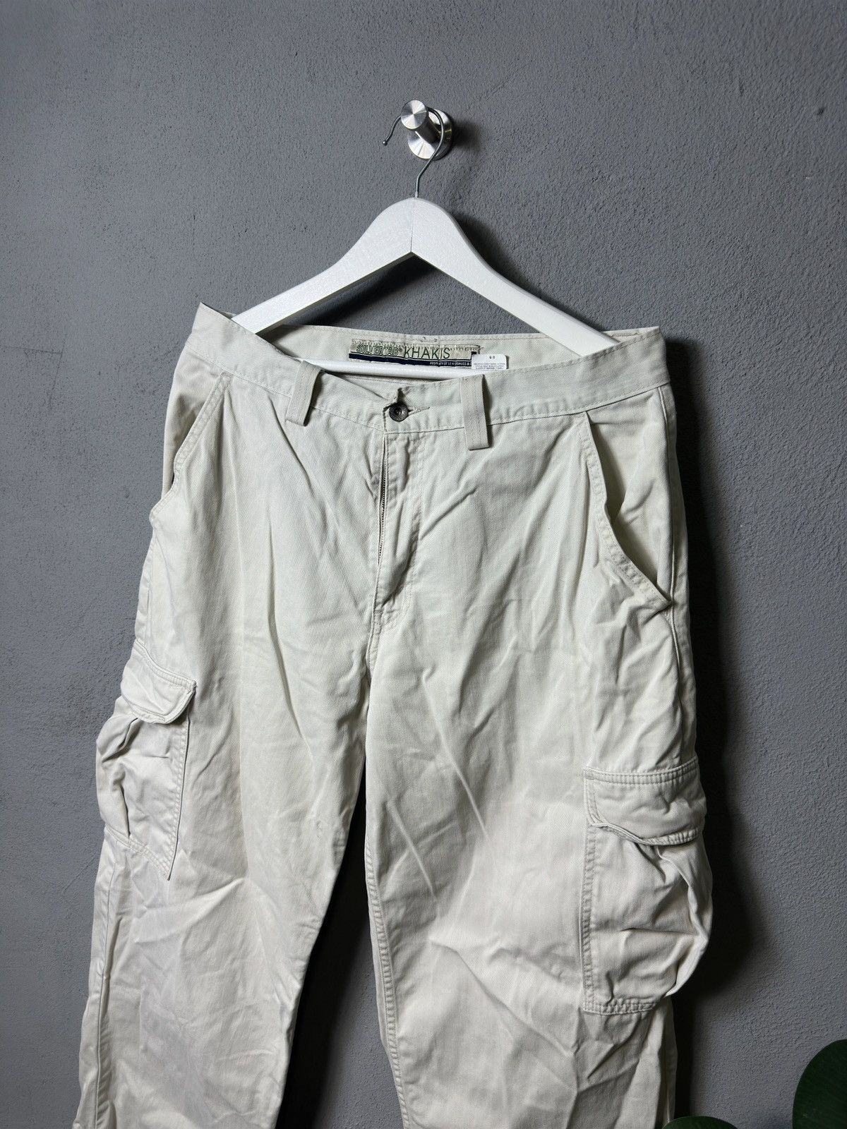 Levi's × Levi's Vintage Clothing × Vintage VINTAGE LEVI'S KHAKIS SILVER TAB WIDE BAGGY CARGO PANTS Size US 33 - 2 Thumbnail
