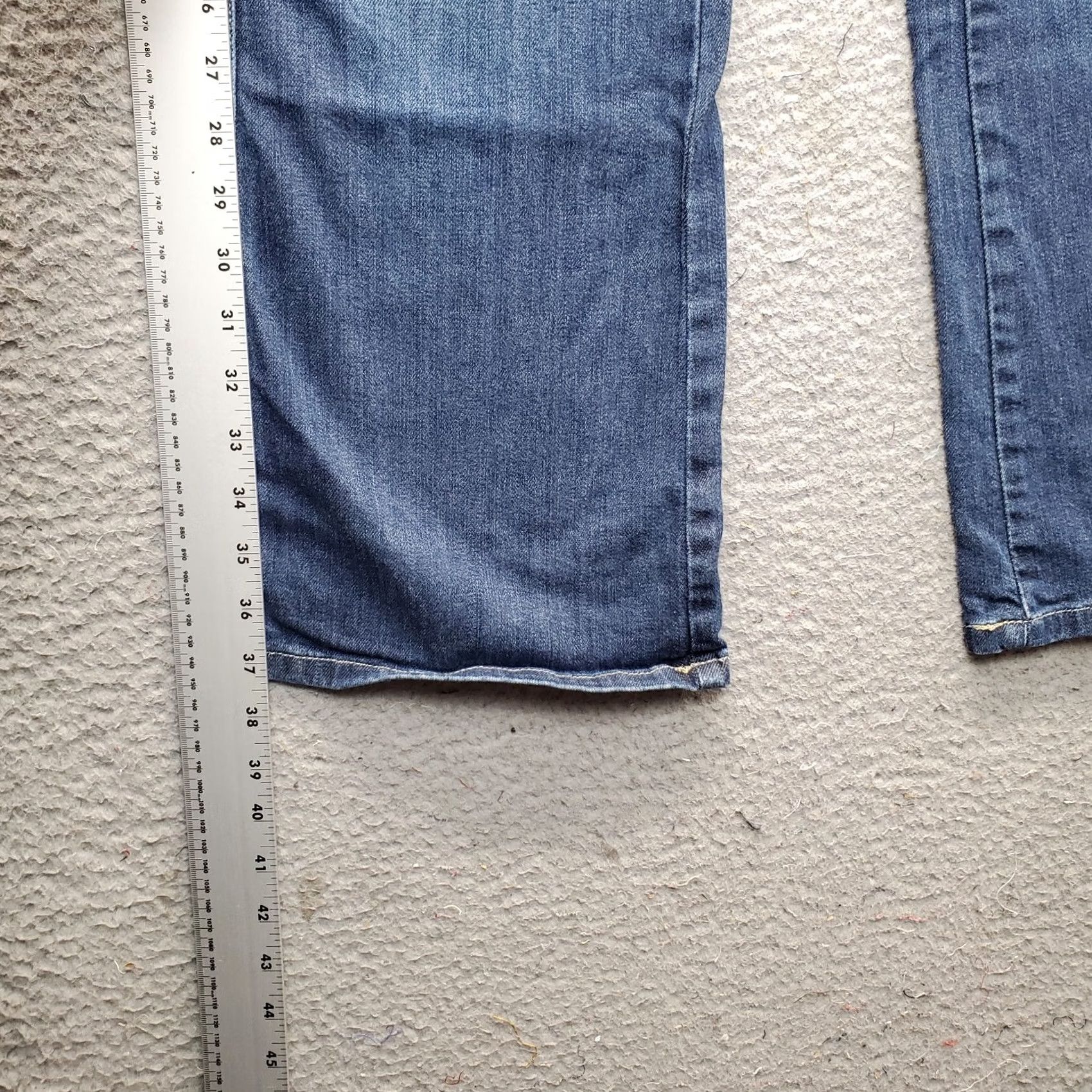 Calvin Klein Calvin Klein Womens 10 Bootcut Jeans Blue Denim 5-Pocket Stretch Regular Waist 32 Inseam 29.25" WG40A32C Size 32" / US 10 / IT 46 - 3 Thumbnail