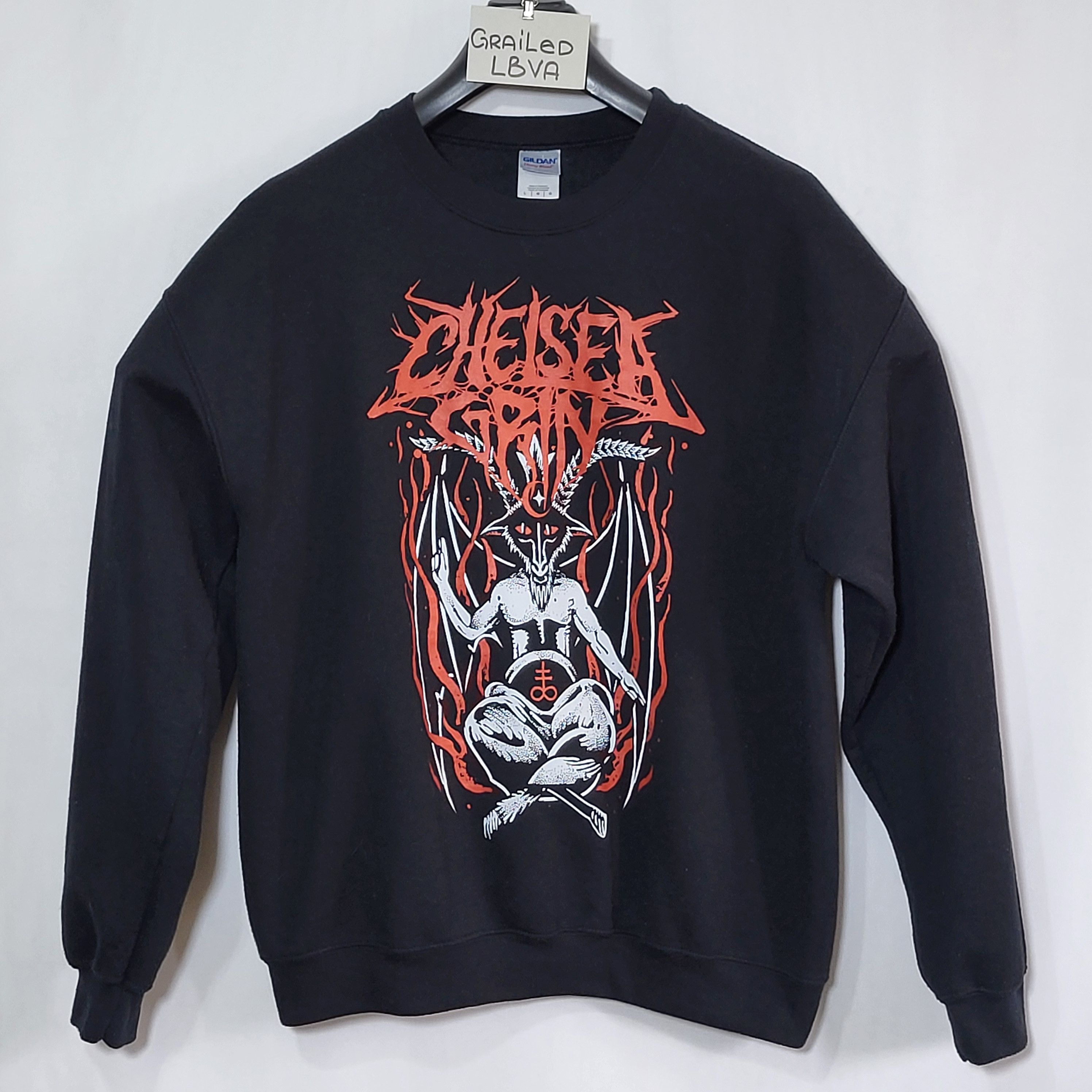 Gildan Sweatshirt magic Baphomet print size L Size US L / EU 52-54 / 3 - 1 Thumbnail