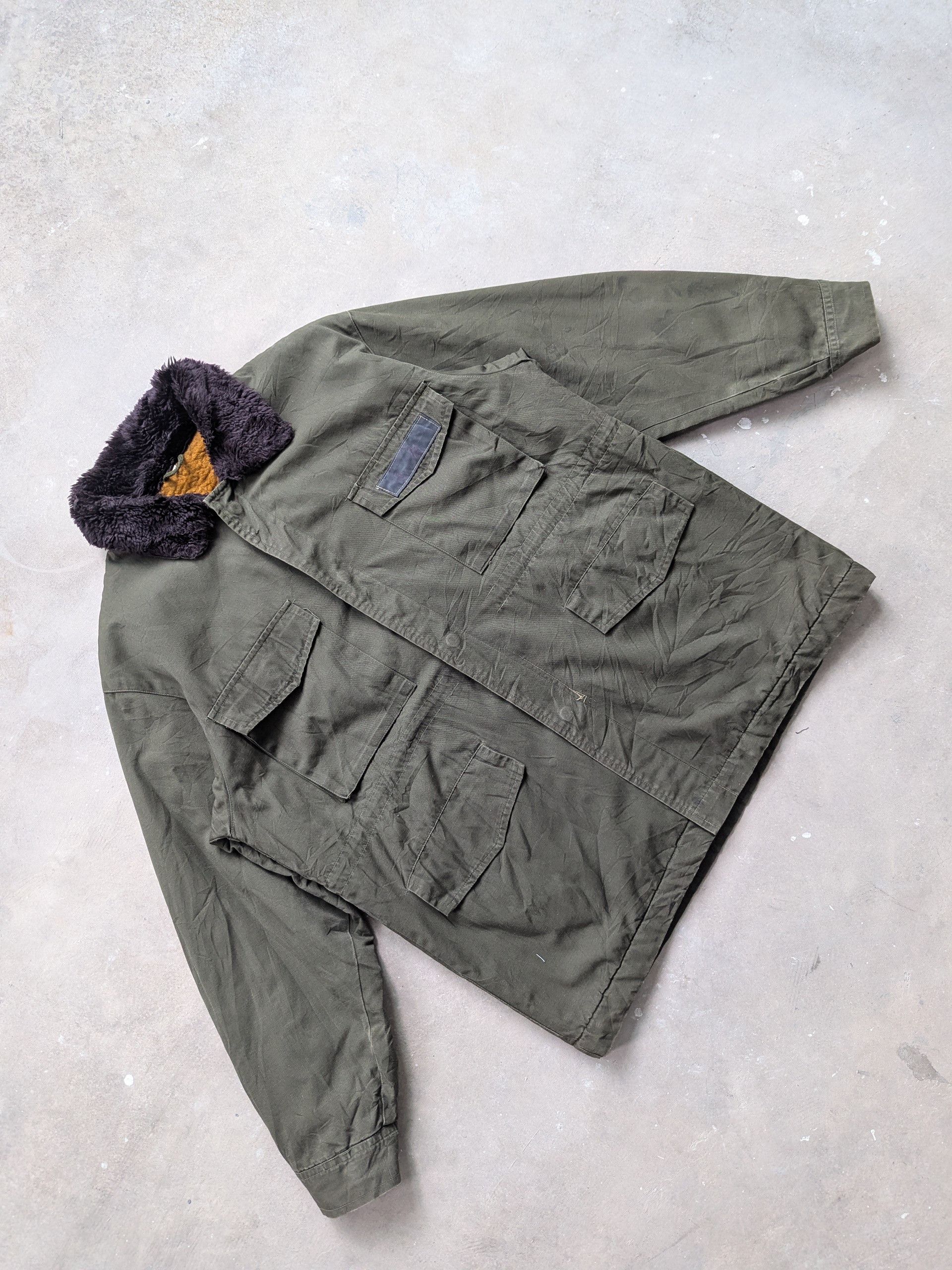 Other Vintage WWII US Army Jacket Lining Sherpa Size US M / EU 48-50 / 2 - 3 Thumbnail
