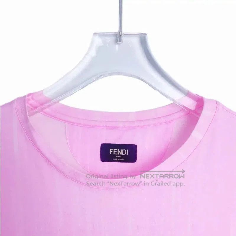 Fendi Fendi Pink Cotton Women's T-Shirt . Size S / US 4 / IT 40 - 3 Thumbnail