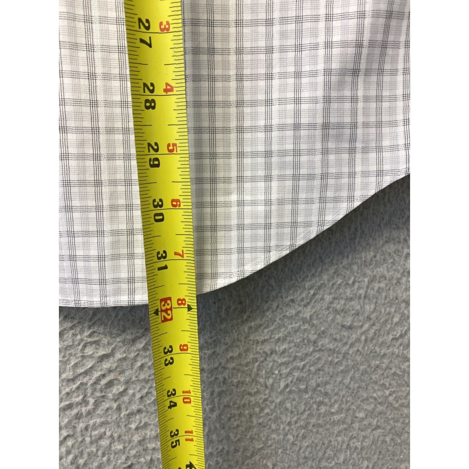 Croft & Barrow Croft & Barrow Classic Fit Dress Shirt Men's 17.5 36/37 Long Sleeve /42-66 Size 46R - 7 Thumbnail