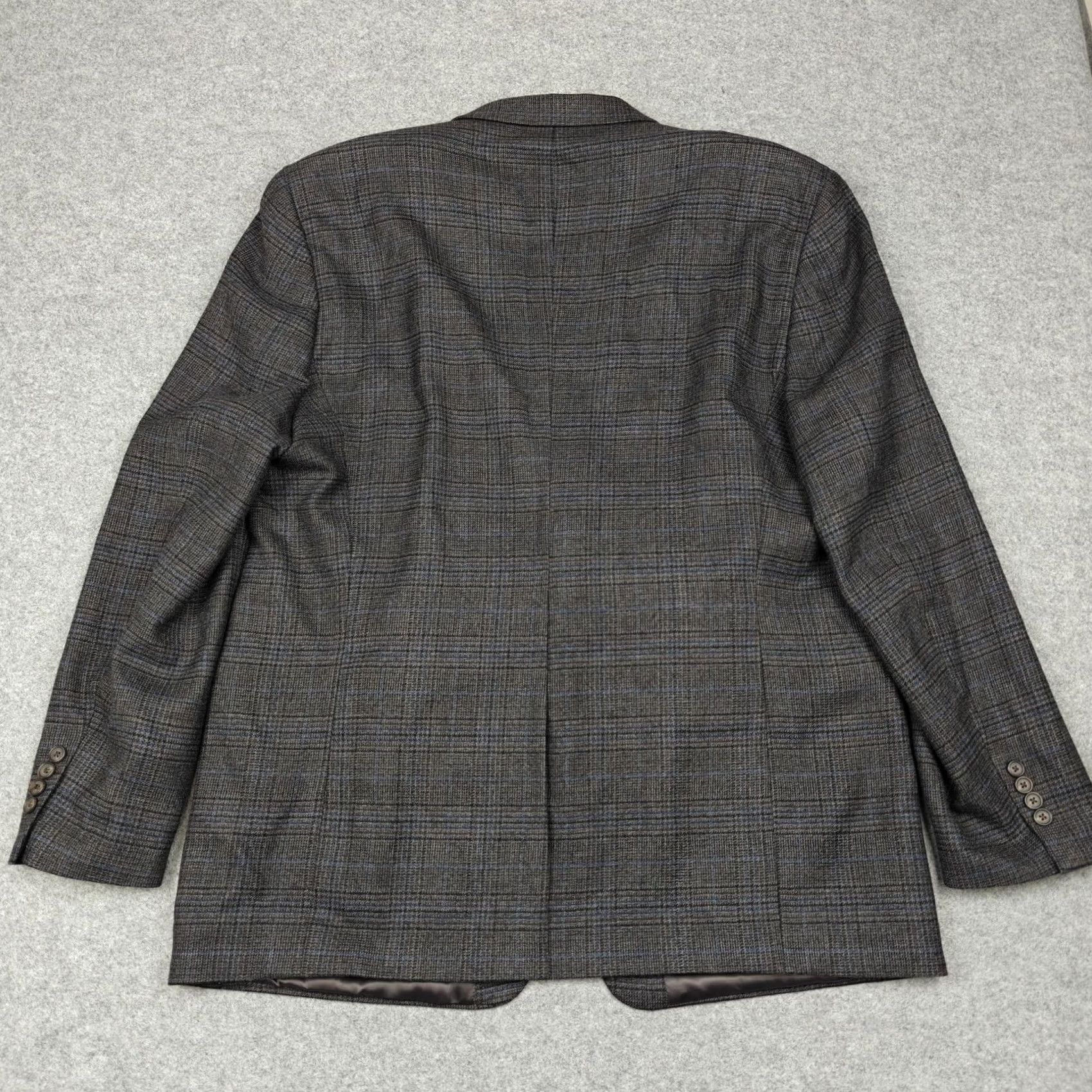 Ralph Lauren Lauren Ralph Lauren Blazer Mens 54 Gray Plaid Sport Coat Jacket Classic Fit Shirt? Size 54R - 7 Thumbnail