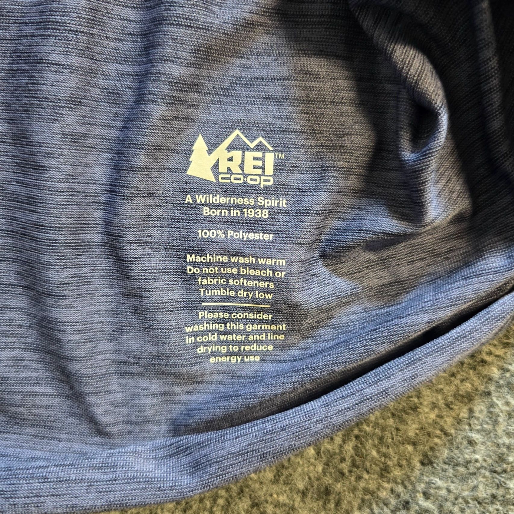 Vintage REI Co Op Top Women Size Small Blue 1/4 Zip Long Sleeve Performance Layer Casual Size S / US 4 / IT 40 - 7 Thumbnail