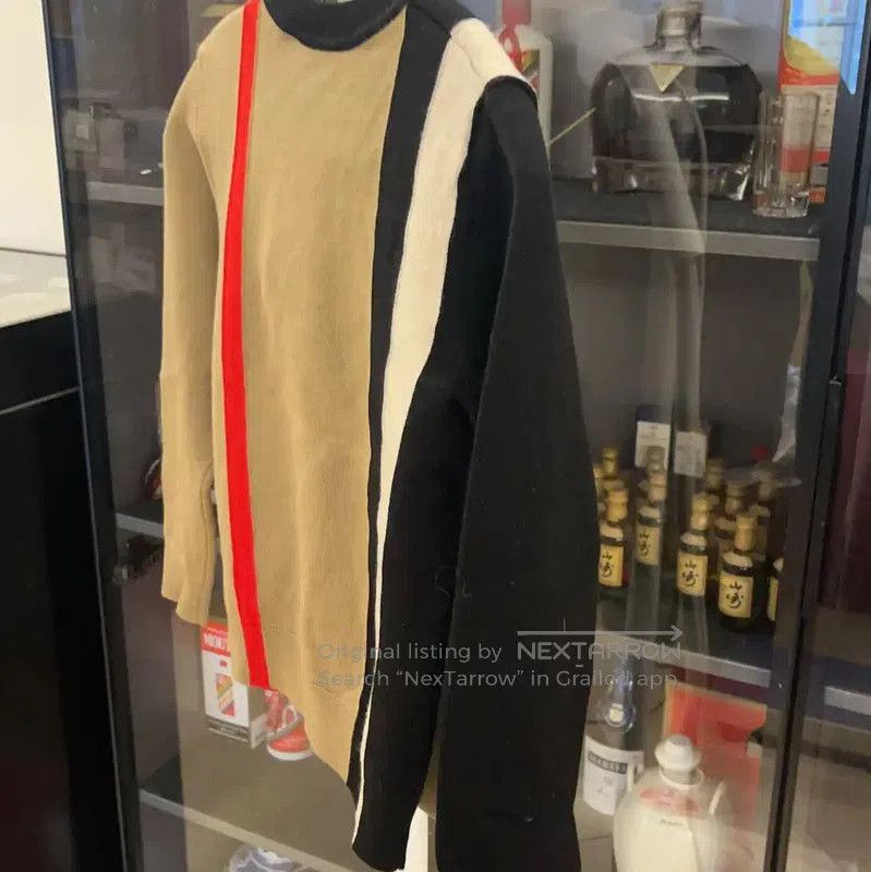Burberry Burberry Color Block Wool Sweater for Men. Size US XXS / EU 40 - 3 Thumbnail