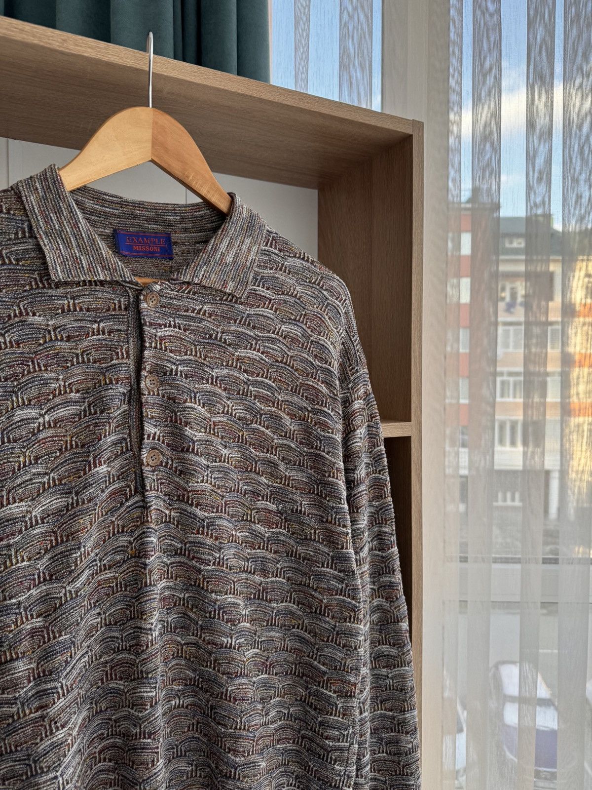 Missoni × Vintage Vintage Example by Missoni Mosaic Pattern Luxury Sweatshirt Size US XL / EU 56 / 4 - 3 Thumbnail