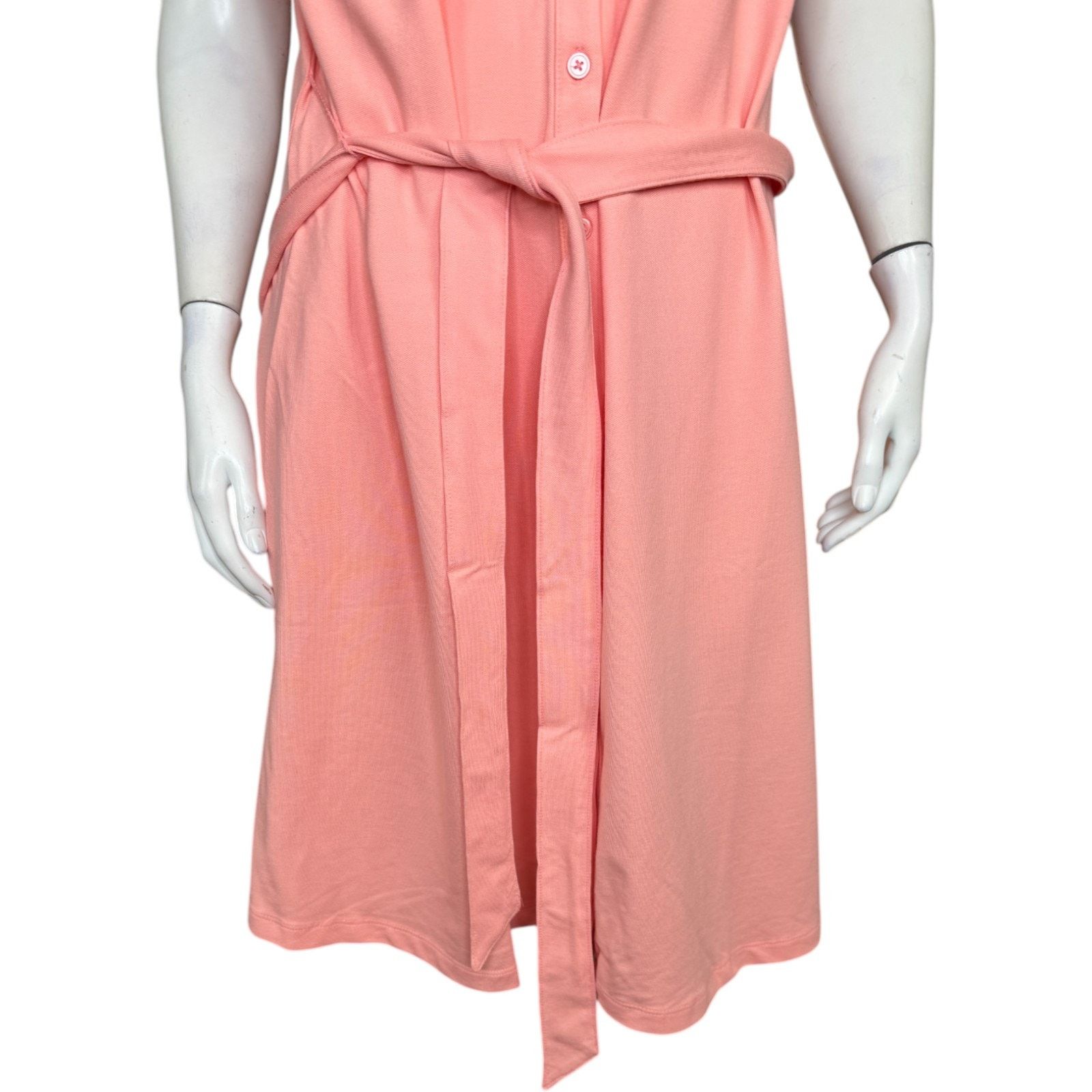 Isaac Mizrahi Isaac Mizrahi Live Paradise Peach Sleeveless Dress 1X Size XL / US 12-14 / IT 48-50 - 3 Thumbnail