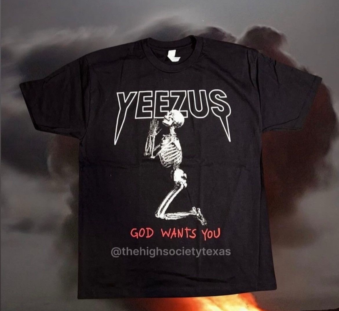 Other Black Yeezus Graphic T-Shirt Size US L / EU 52-54 / 3 - 1 Preview