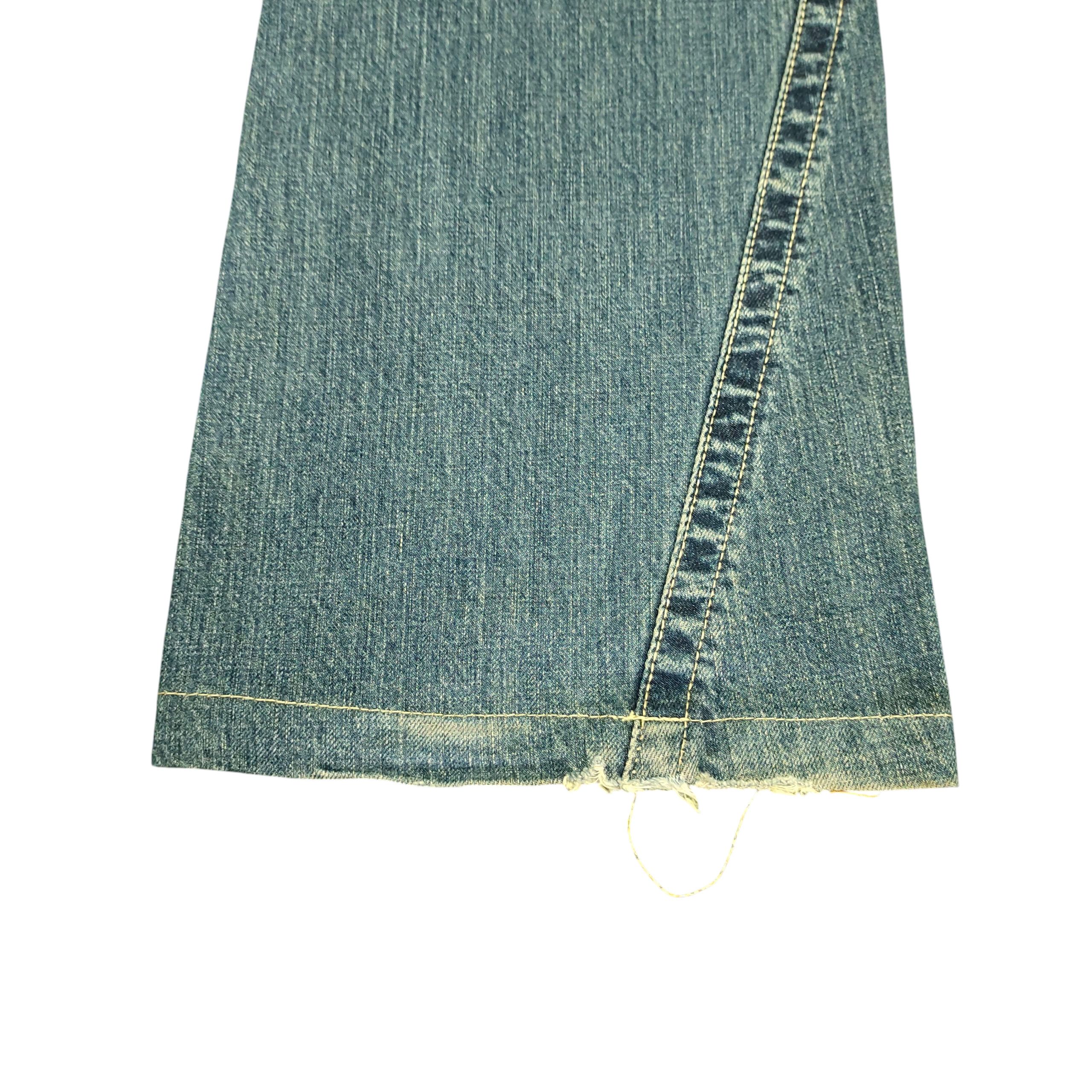 Tornado Mart Flare Jeans Tornado Mart Studded Embroider Distress Bootcut Size US 33 - 8 Thumbnail