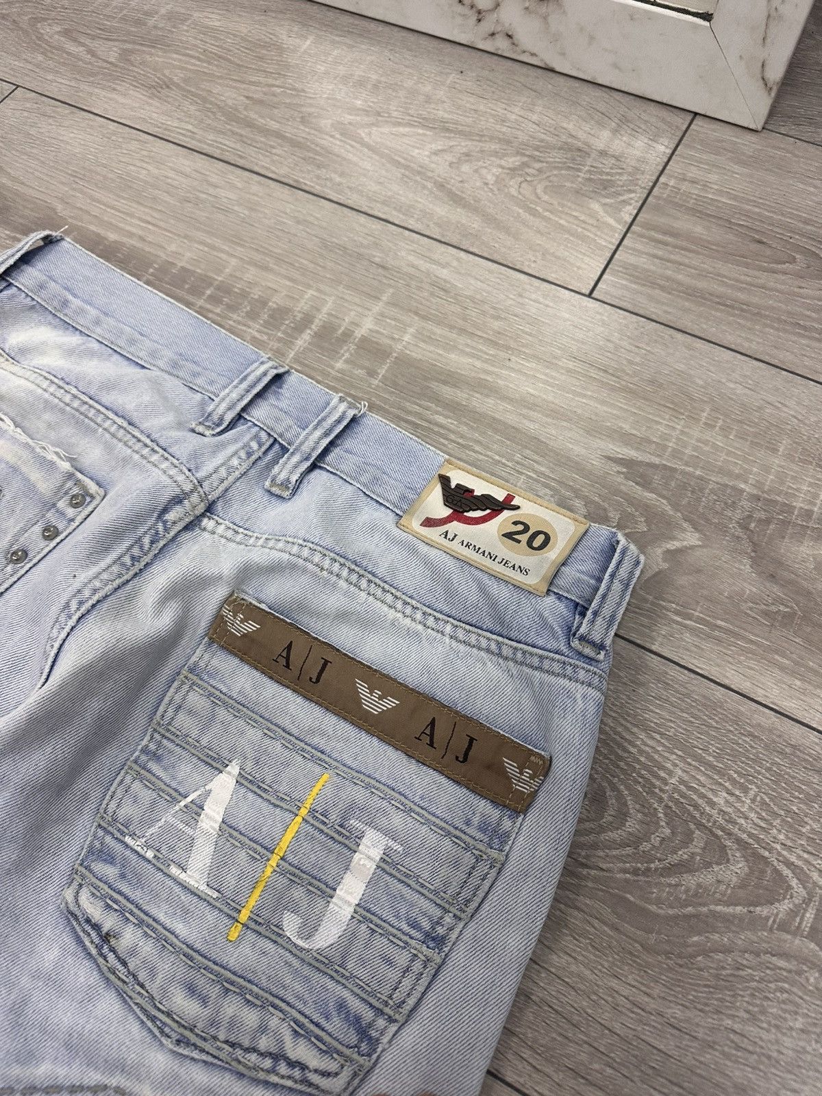 Armani Armani Jeans Vintage Big Logo Y2K Shorts Size US 32 / EU 48 - 5 Thumbnail
