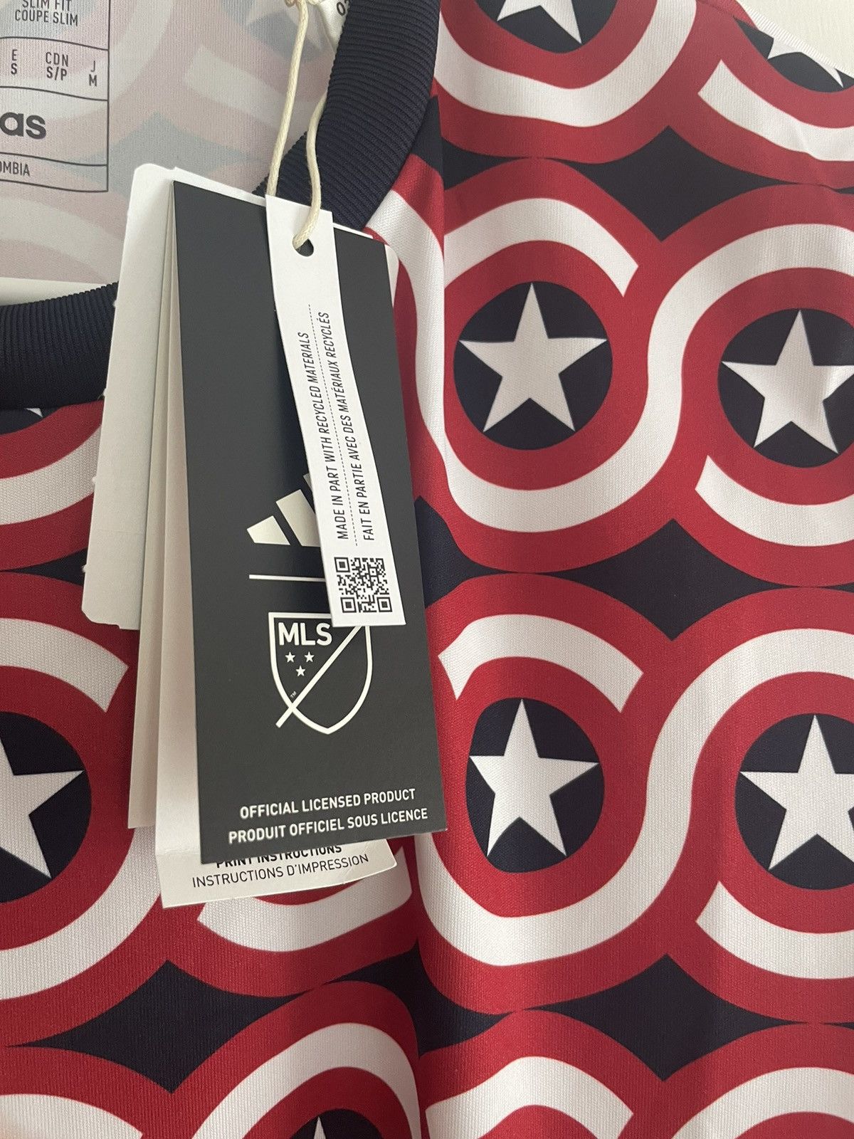 Adidas BNWT MLS 2023 Prematch 4th of July Size US S / EU 44-46 / 1 - 8 Thumbnail