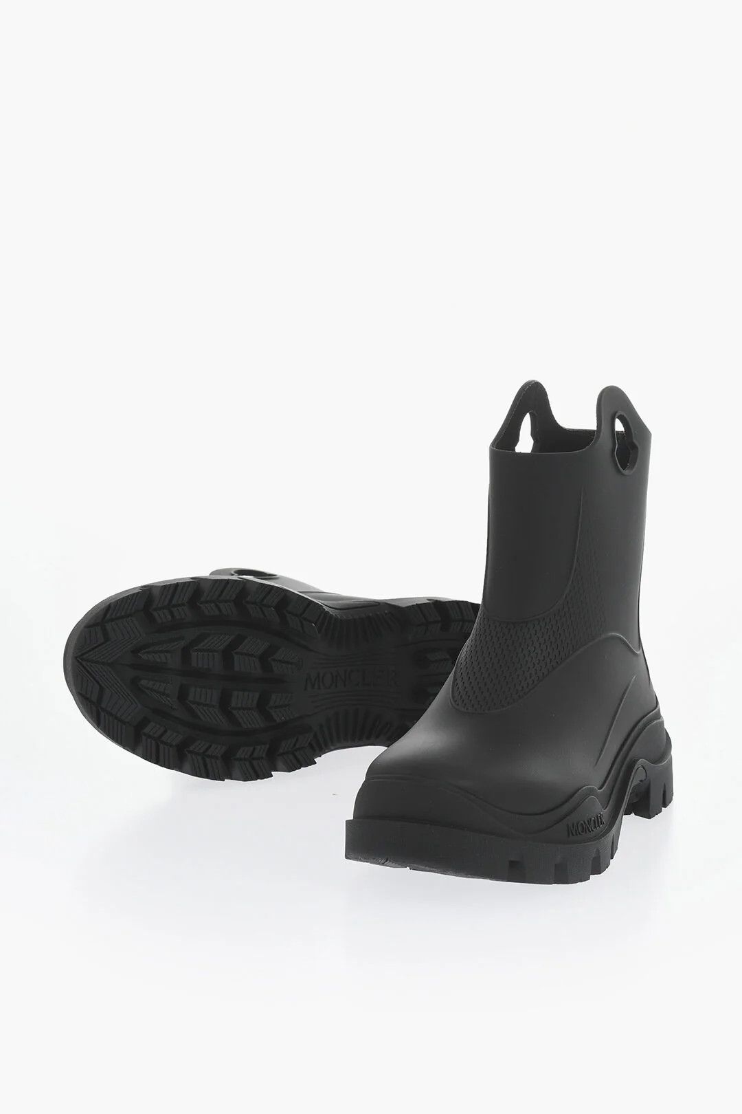 Moncler og1mm0426 Rubber Ankle Boots in Black Size US 7 / IT 37 - 3 Thumbnail
