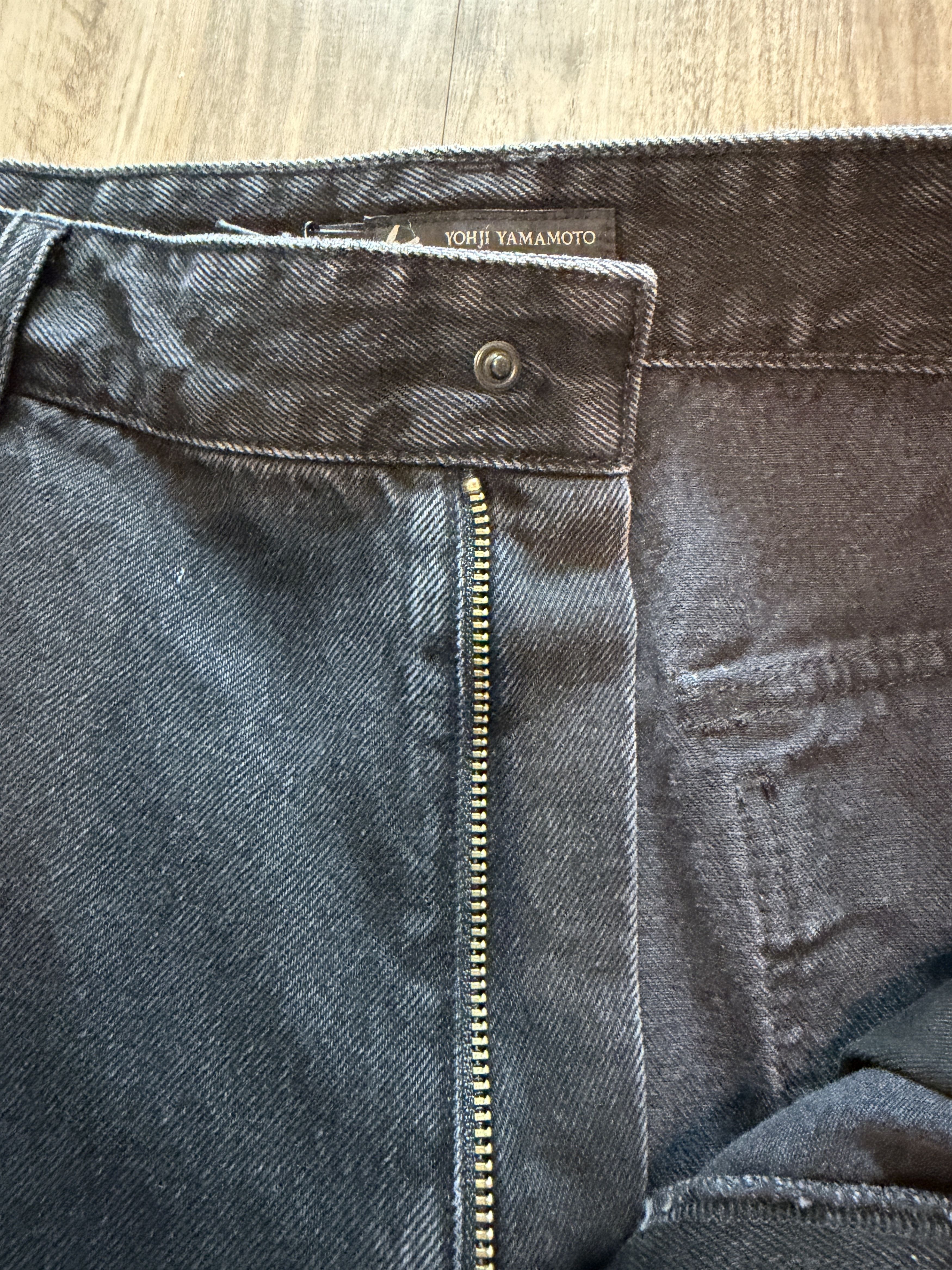 Supreme × Yohji Yamamoto Supreme x Y's Denim Utility Cargo Pant Jeans Black Size US 34 / EU 50 - 6 Thumbnail