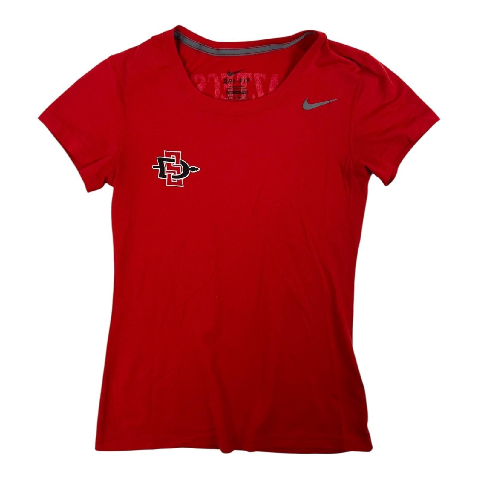 Nike Nike Dri Fit San Diego State Aztecs Shirt Womens Small Red N Size S / US 4 / IT 40 - 1 Thumbnail