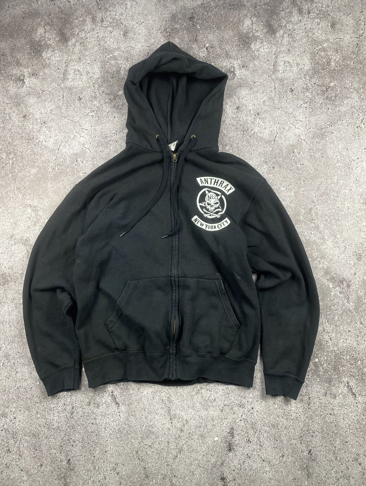 Band Tees × Vintage Anthrax Notman vintage zip hoodie band Size US M / EU 48-50 / 2 - 1 Thumbnail
