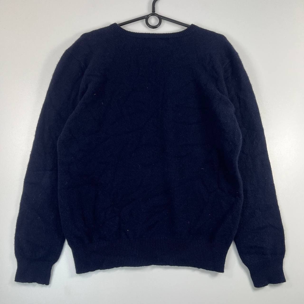 Polo Ralph Lauren Polo Ralph Lauren Lambswool Sweater V Neck Navy Red Size M Size US M / EU 48-50 / 2 - 5 Thumbnail