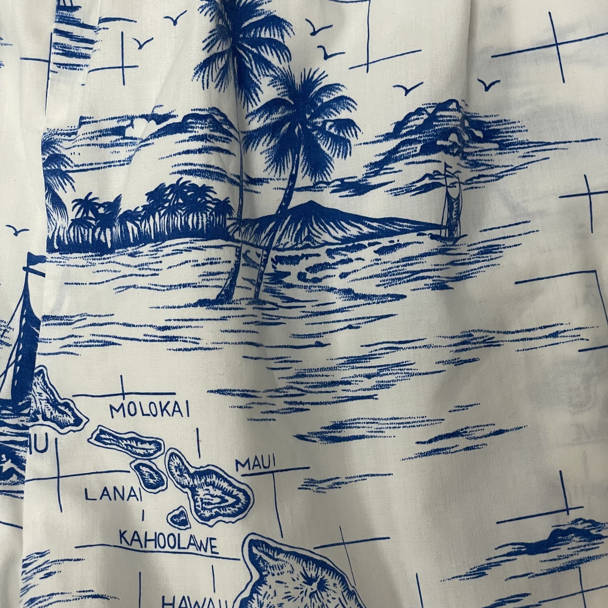 Other Vtg New Horizon HAWAIIAN TROPICAL Hawaii Islands Swim Trunks Size US 31 - 3 Thumbnail