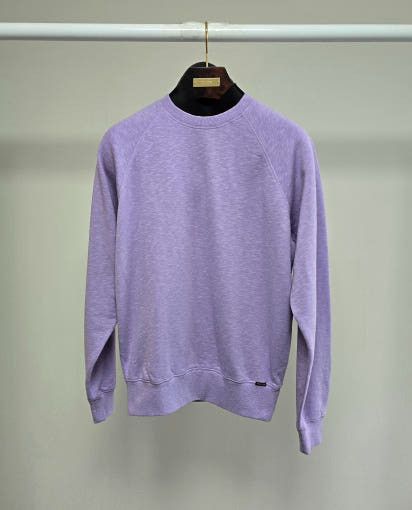 Tom Ford o1sm1stk0725 Cotton Sweatshirt in Lilac Gray Size US L / EU 52-54 / 3 - 1 Thumbnail