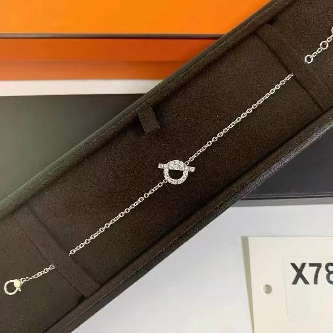 Hermes Hermès Finesse Q Pave Diamond Bracelet 16.5cm NM Box Size ONE SIZE - 5 Thumbnail