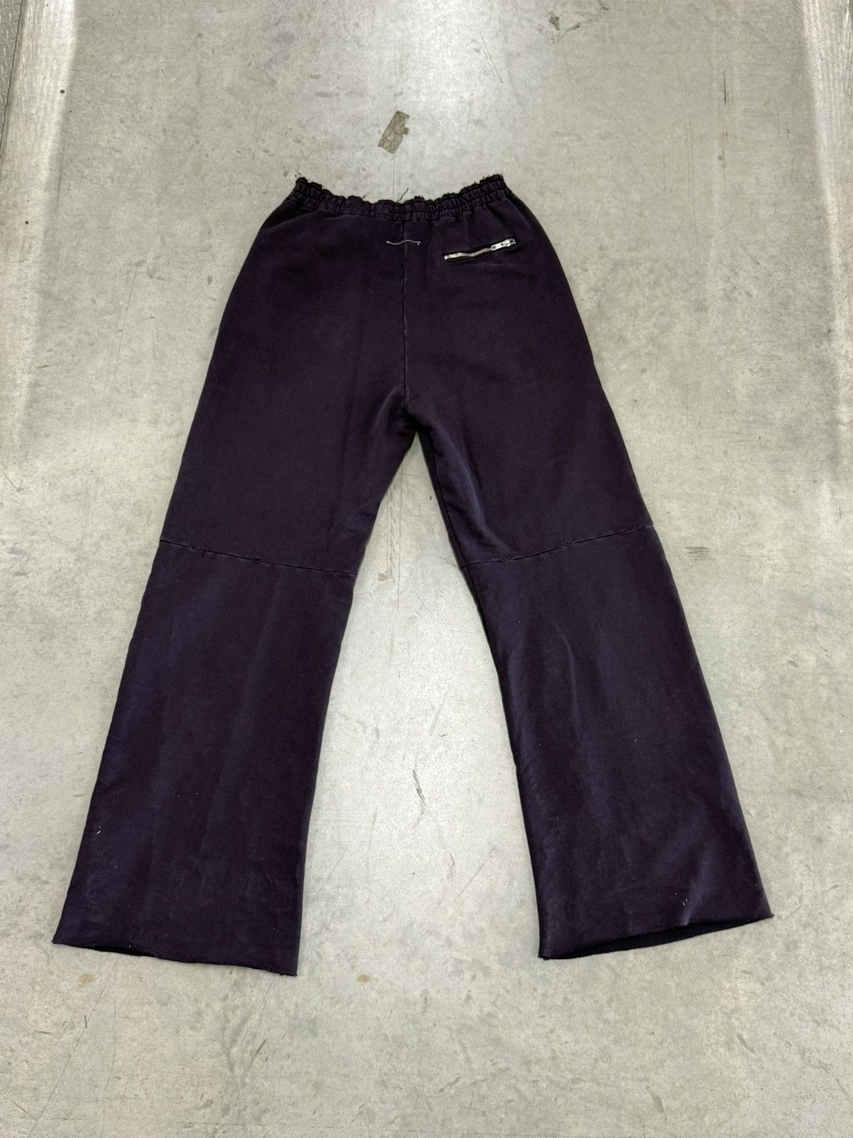 Maison Margiela Maison Margiela Destroyed Wide-Leg Track Pants Size US 30 / EU 46 - 2 Thumbnail