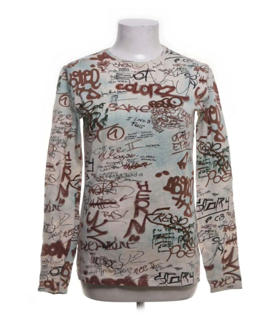 Jean Paul Gaultier Jean Paul Gaultier Sweater Long Sleeve '94 Graffiti Print Size US S / EU 44-46 / 1 - 9 Thumbnail