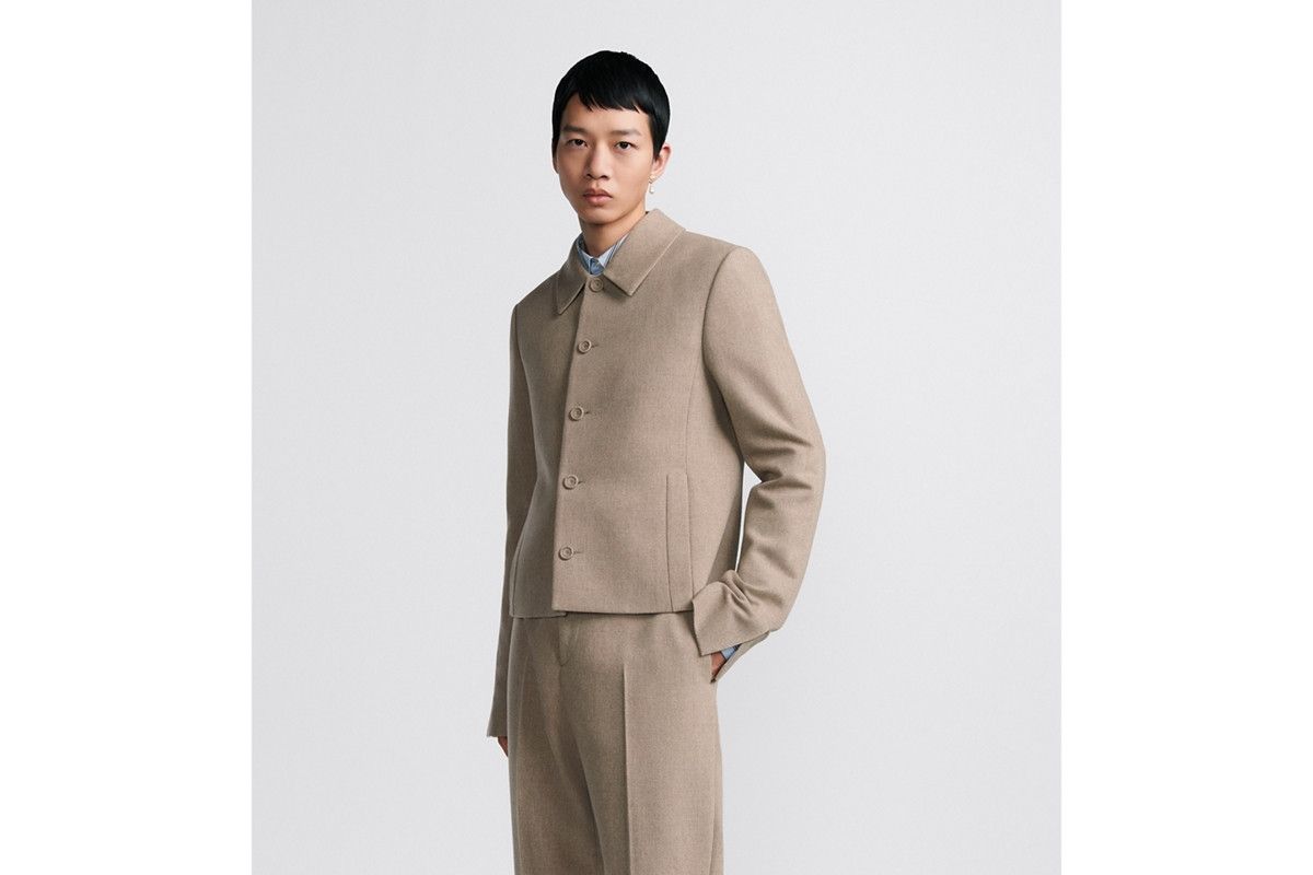 Dior o1bcso1str0226 Cropped Jacket in Beige Size US XL / EU 56 / 4 - 4 Thumbnail