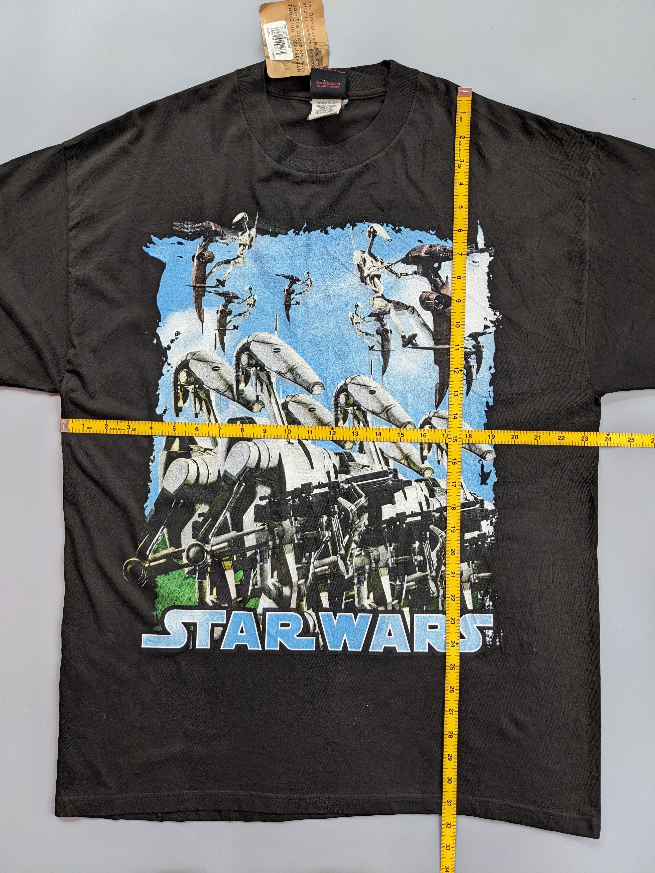Star Wars Vintage 90s NWT Star Wars shirt Size US XL / EU 56 / 4 - 7 Thumbnail