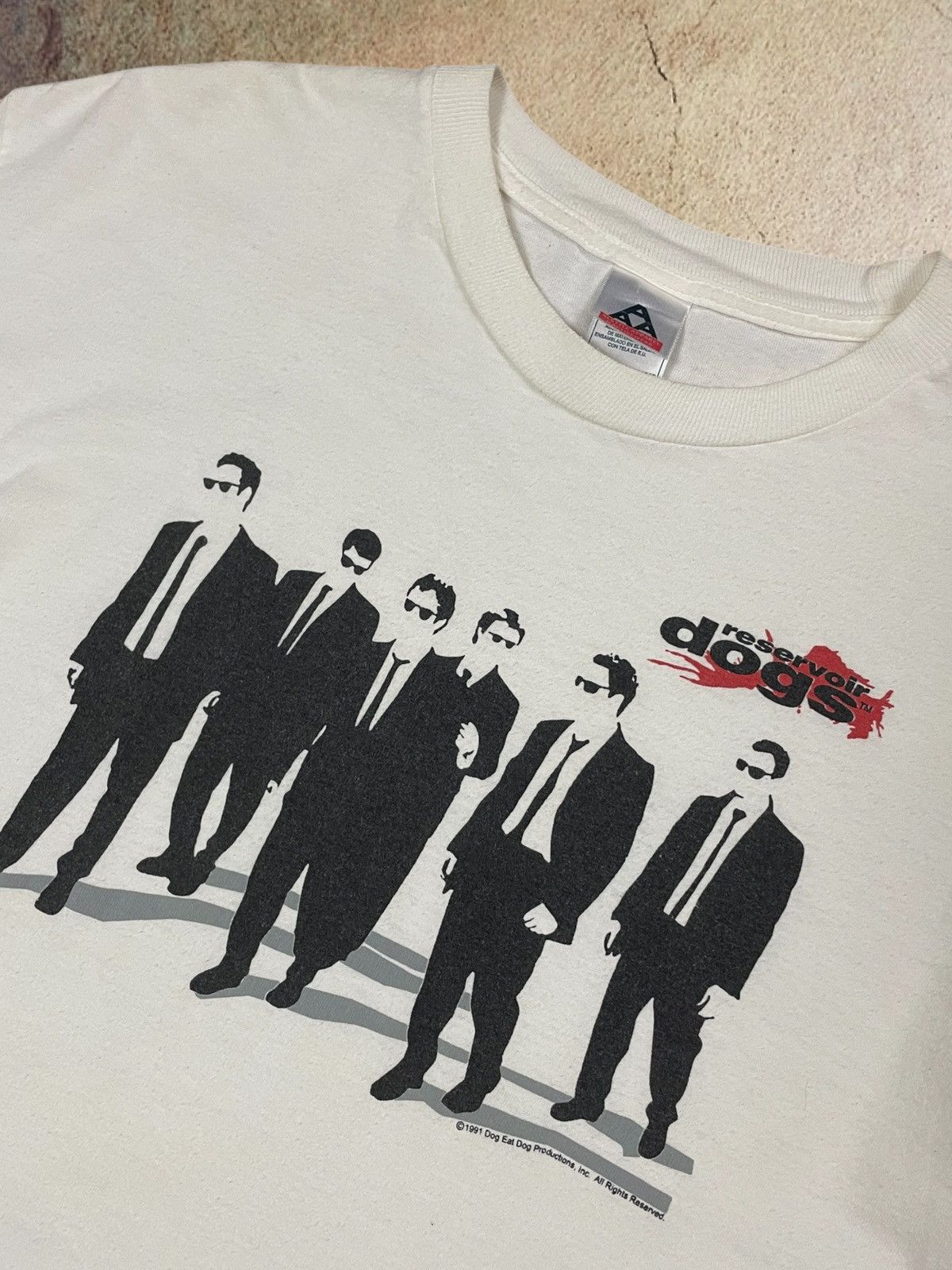 Vintage Reservoir Dogs by Quentin Tarantino 90s Vintage t-Shirt Size US L / EU 52-54 / 3 - 4 Thumbnail