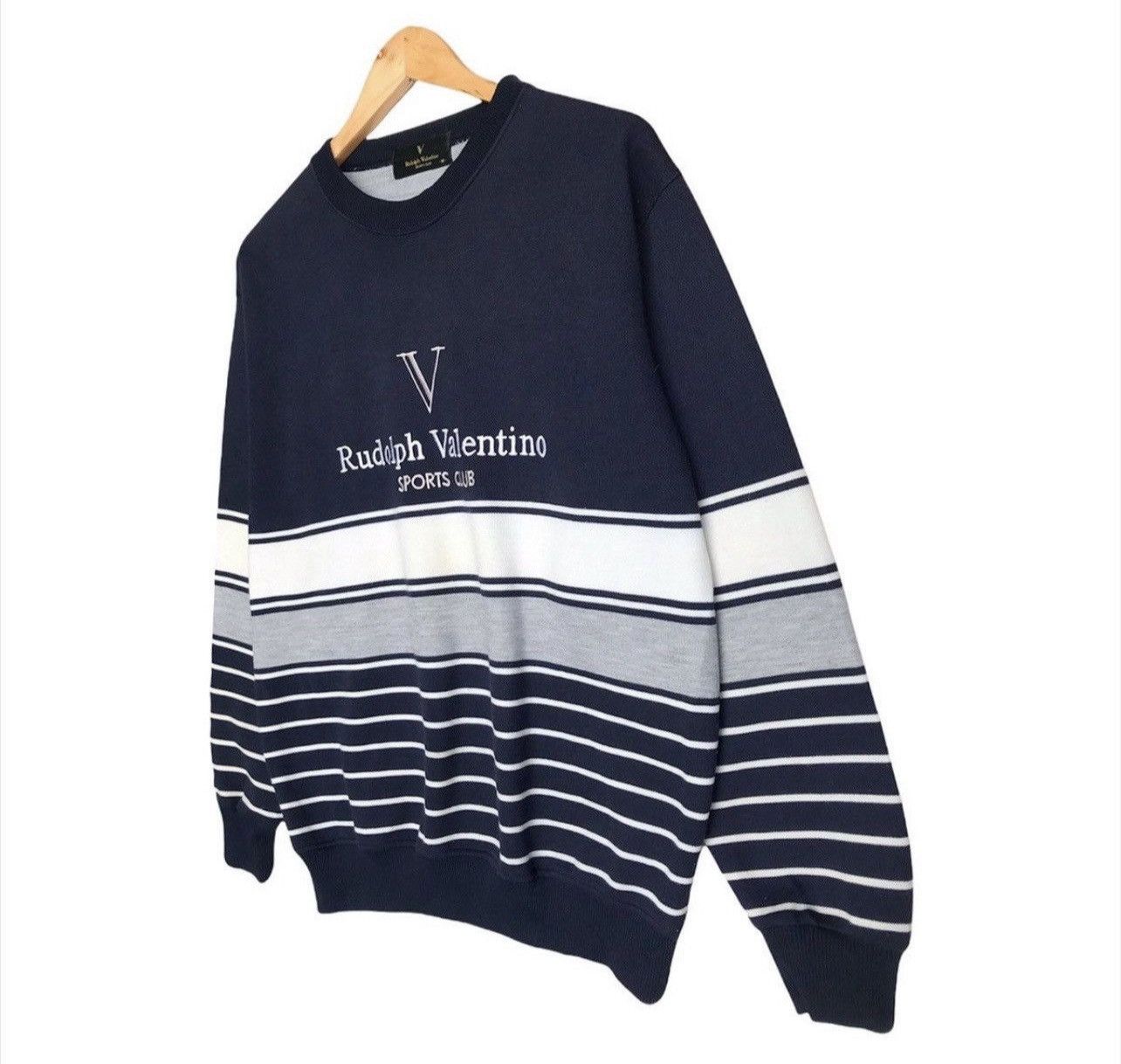 Valentino × Vintage Vintage Rudolph Valentino Sweatshirt Embroidered Sweatshirt Size US M / EU 48-50 / 2 - 3 Thumbnail