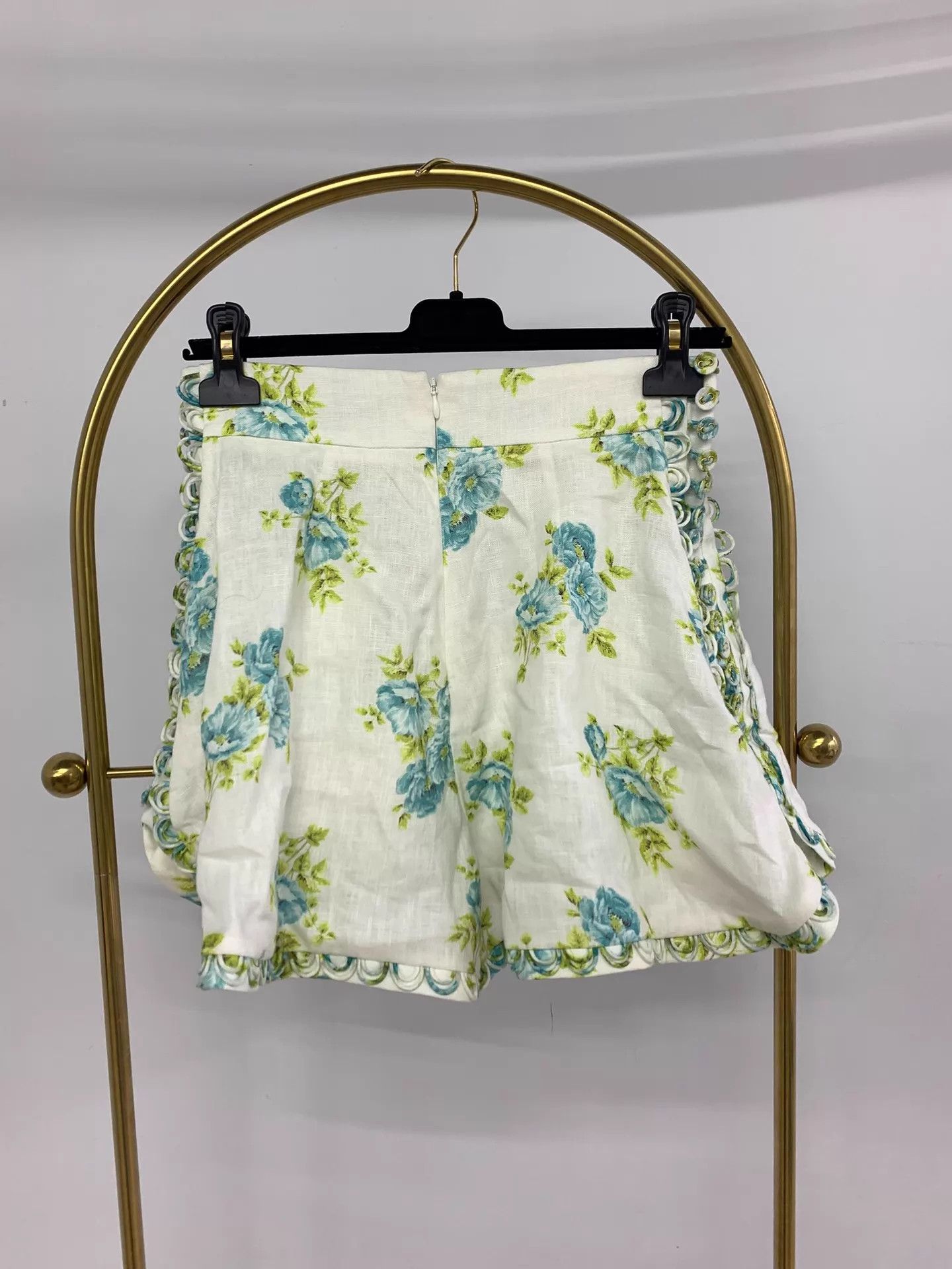 Zimmermann Zimmermann Runway Blue Print Top & Short Set Size 1 Size S / US 4 / IT 40 - 6 Thumbnail