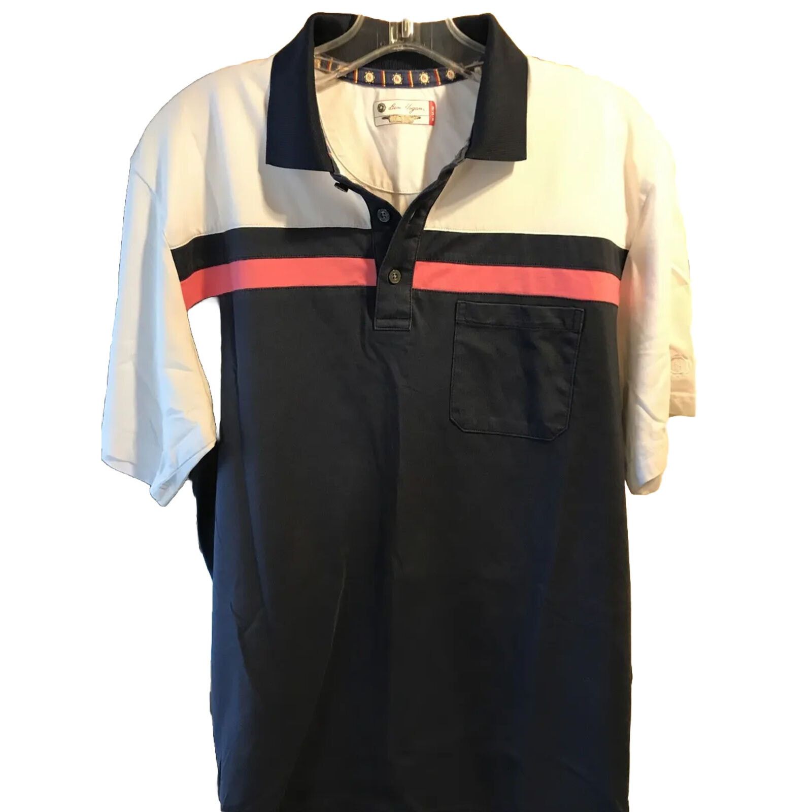 Other Ben Hogan Men’s M Navy Blue SS White Cotton Poly Polo Shirt Size US M / EU 48-50 / 2 - 1 Thumbnail