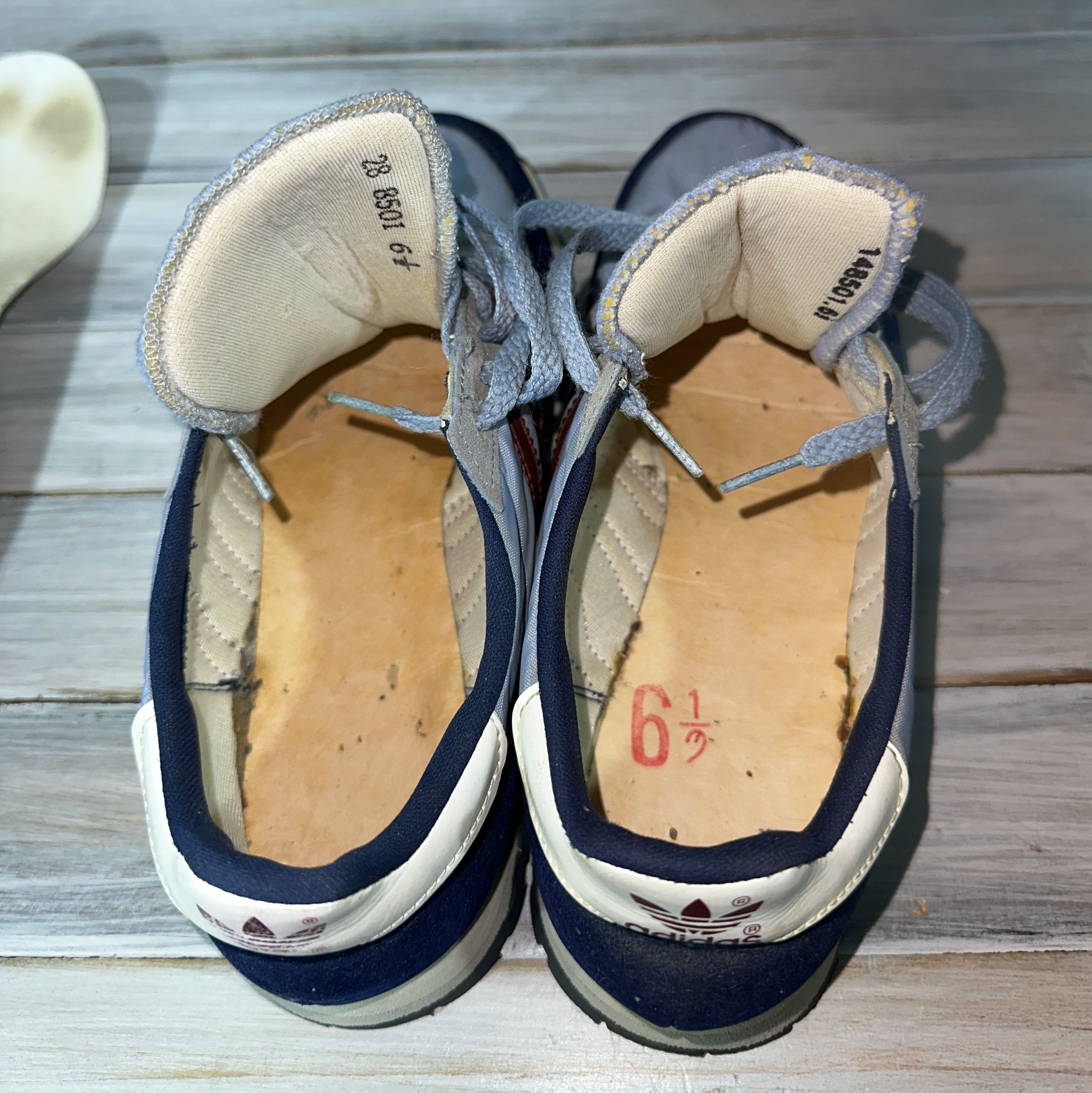 Adidas × Vintage Vintage 80's Adidas MERCURY Unisex Sneakers Made In Taiwan Size US 6.5 / EU 39-40 - 14 Thumbnail