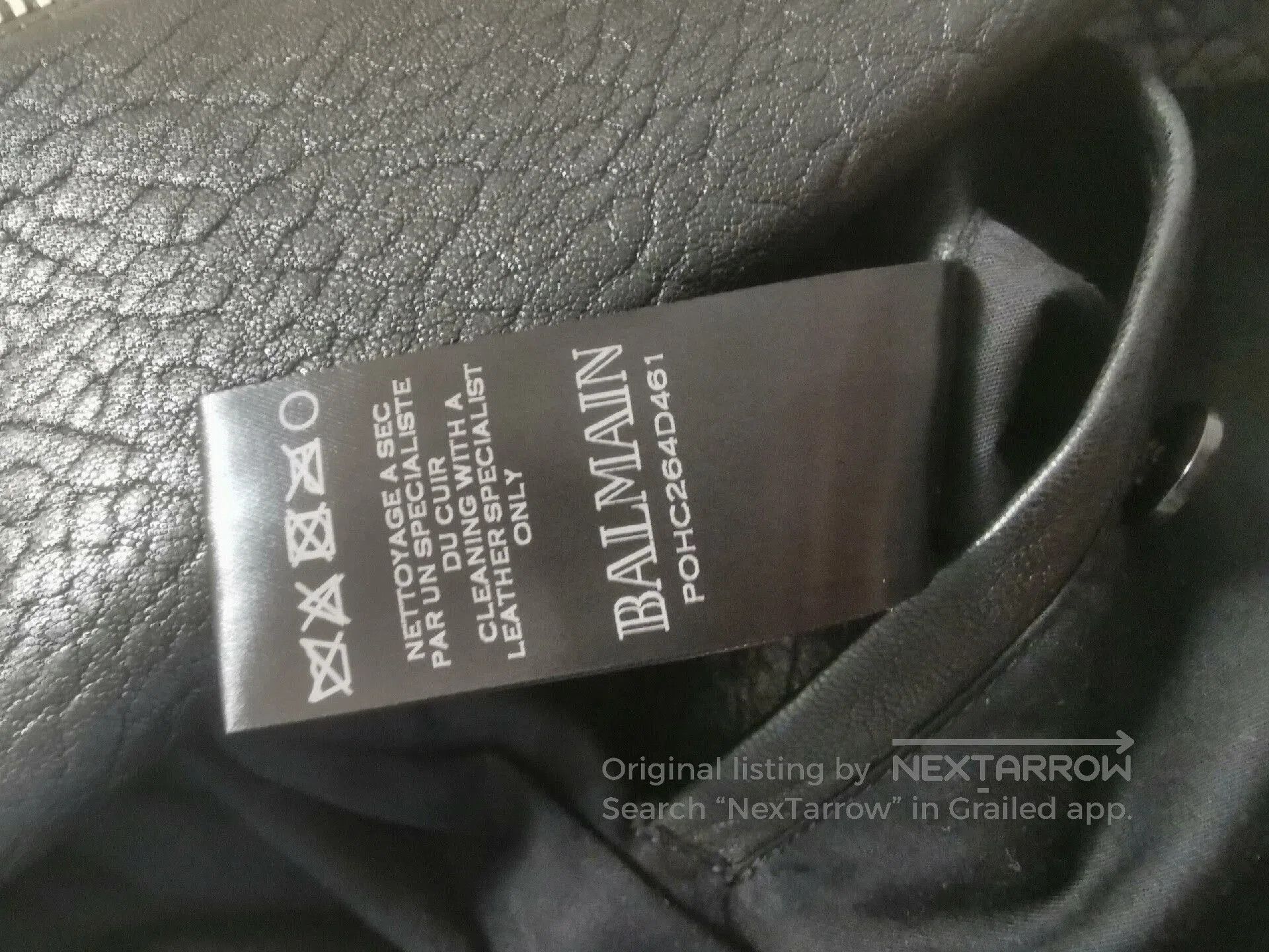 Balmain Classic Black Balmain Leather Jacket. Size US M / EU 48-50 / 2 - 8 Thumbnail