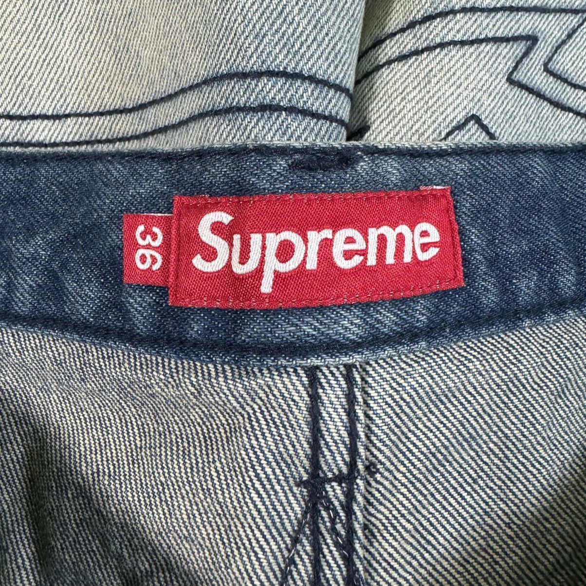 Supreme Supreme Stars Topstitch Jeans Size US 36 / EU 52 - 3 Thumbnail