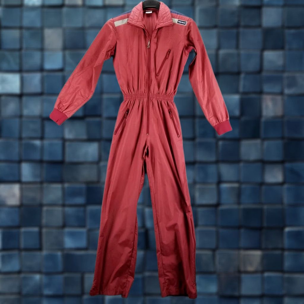 Helly Hansen VTG RARE Helly Hansen One Piece Full Sailing Suit Womens Medium Red Windbreaker Jacket (Sailing) Size M / US 6-8 / IT 42-44 - 1 Thumbnail
