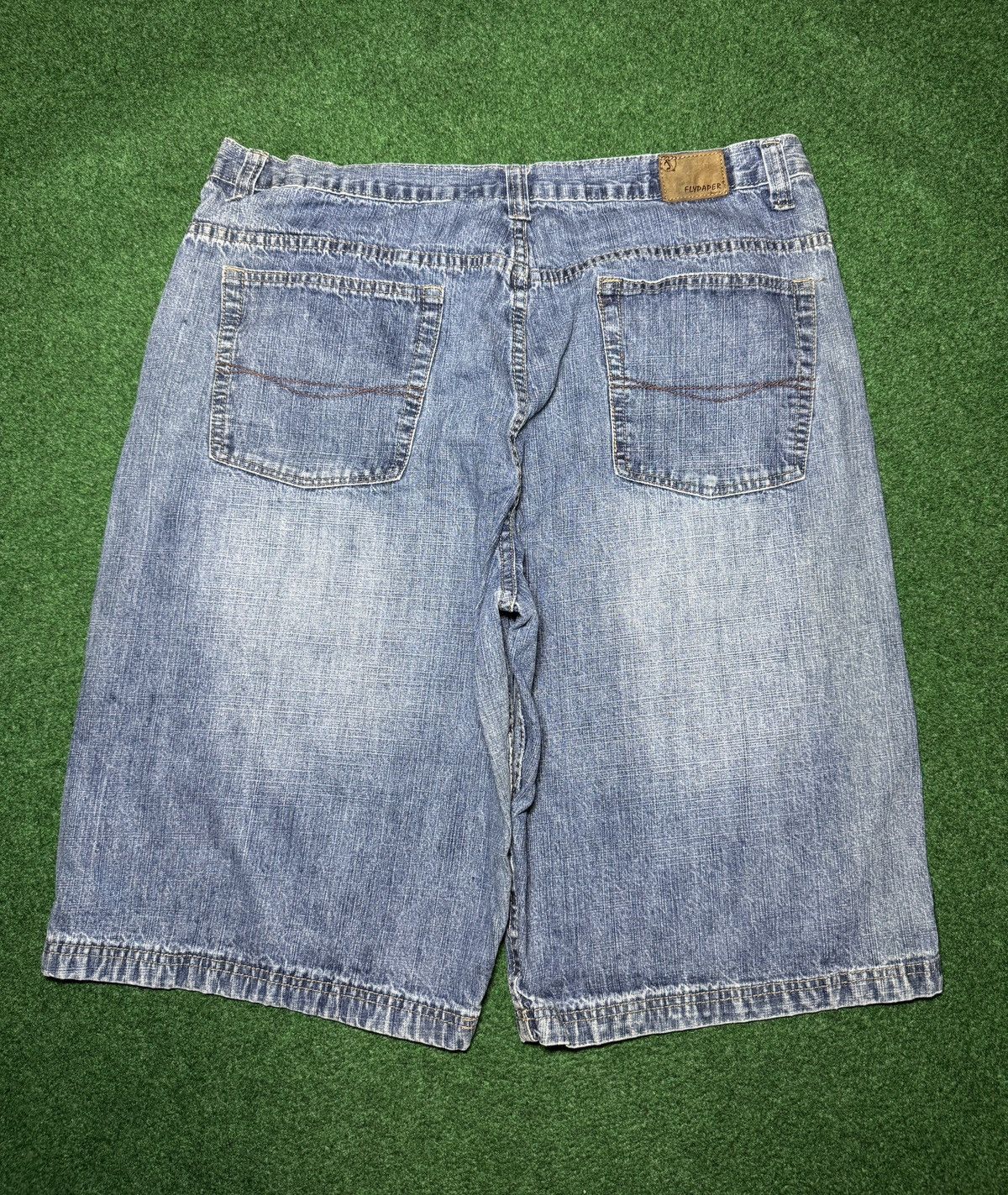 Flypaper Jeans Y2K Flypaper Baggy Jorts Hip Hop Grunge Skater Denim Shorts Size US 38 / EU 54 - 1 Thumbnail