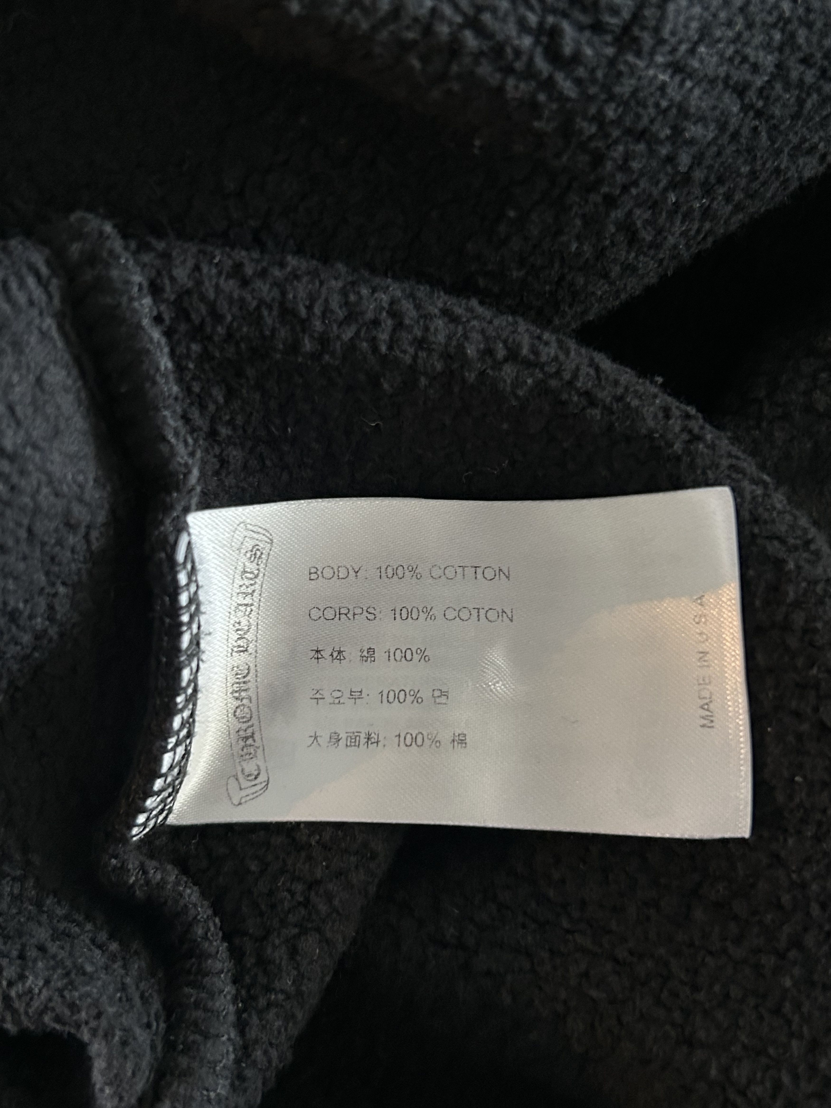 Chrome Hearts Chrome Hearts Black Racing Stripes Hoodie Size US XL / EU 56 / 4 - 4 Thumbnail