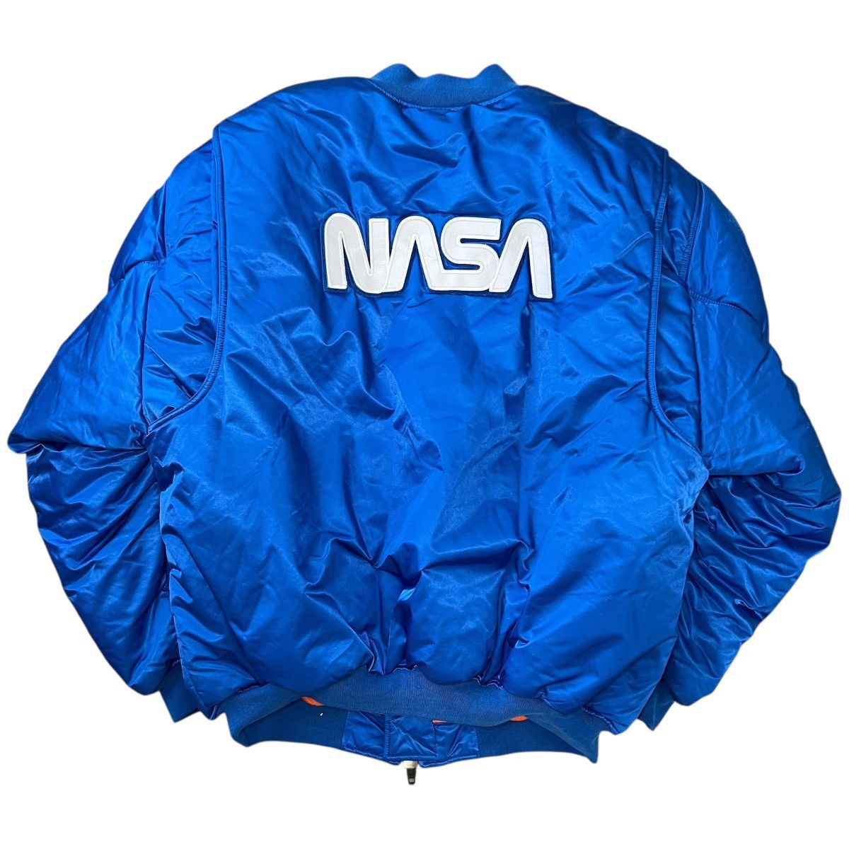 Balenciaga BALENCIAGA 2021 Fall × NASA Patchwork Oversized Space Bomber Size US S / EU 44-46 / 1 - 16 Thumbnail