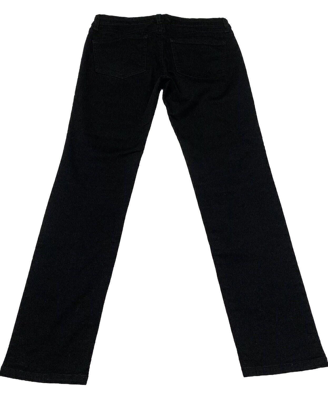 Uniqlo Uniqlo Black Skinny Jeans 27x26.75 Mid Rise Denim Size US 27 - 2 Thumbnail