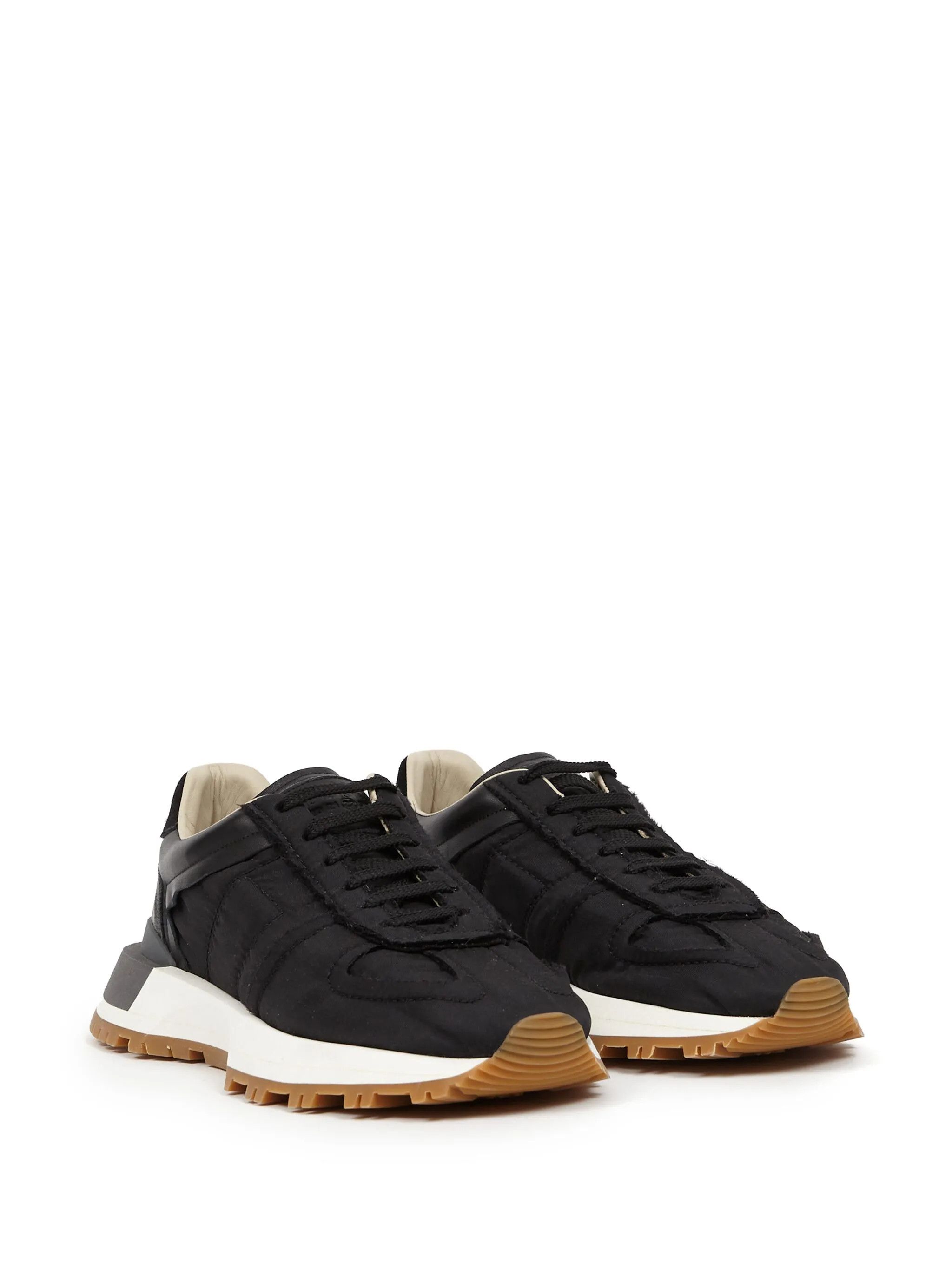 Maison Margiela oc11z1225 50-50 Ankle Strap Low-Top Sneakers in Black Size US 7 / IT 37 - 2 Thumbnail