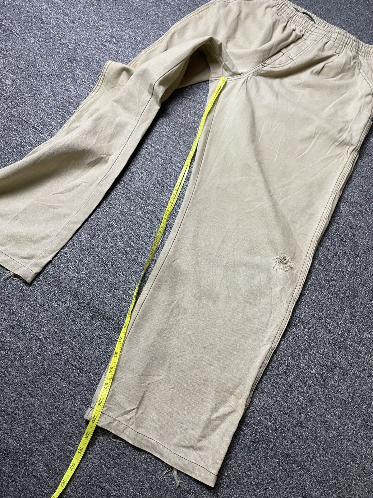Japanese Brand × Quiksilver × Vintage Quiksilver Brand Elastic Waist Linen Pants (111) Size US 30 / EU 46 - 6 Thumbnail